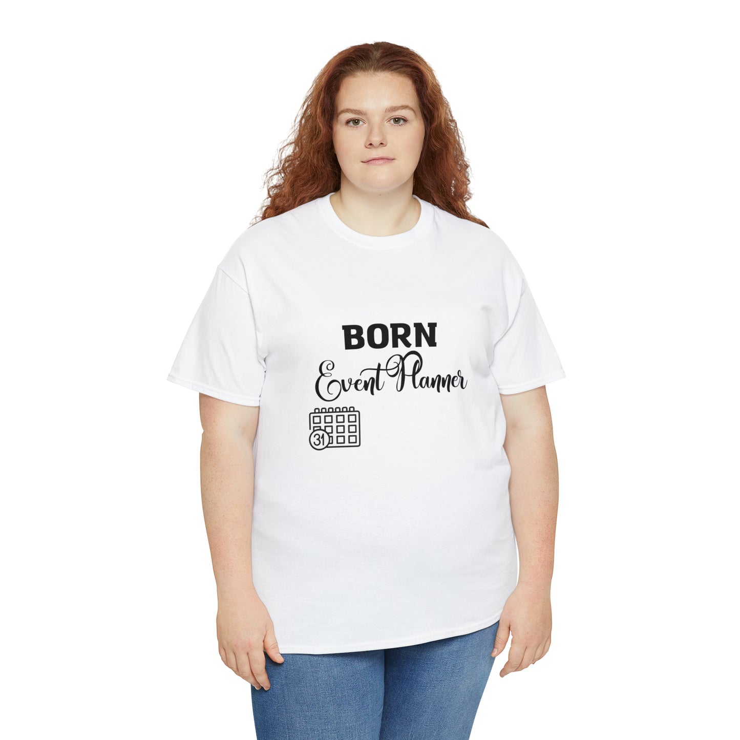 Born Event Planner Unisex Heavy Cotton Tee