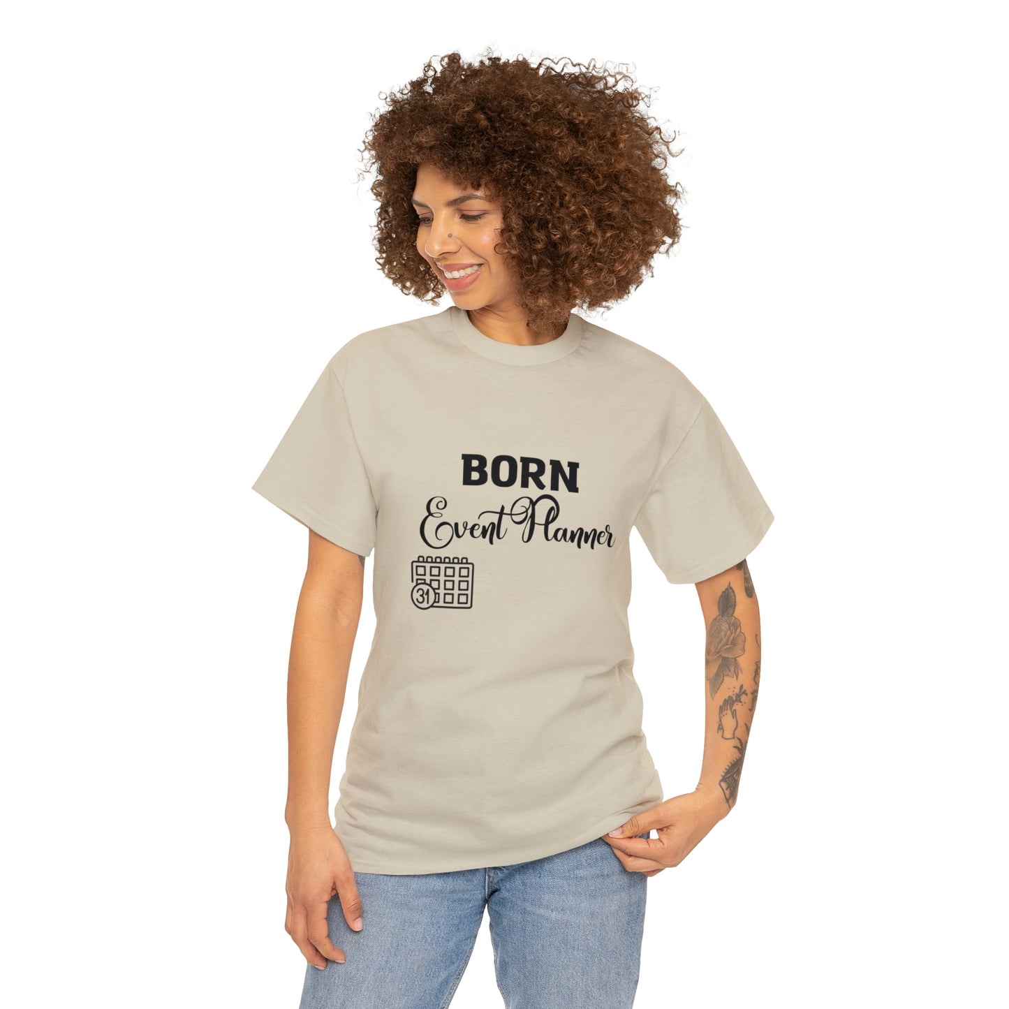 Born Event Planner Unisex Heavy Cotton Tee