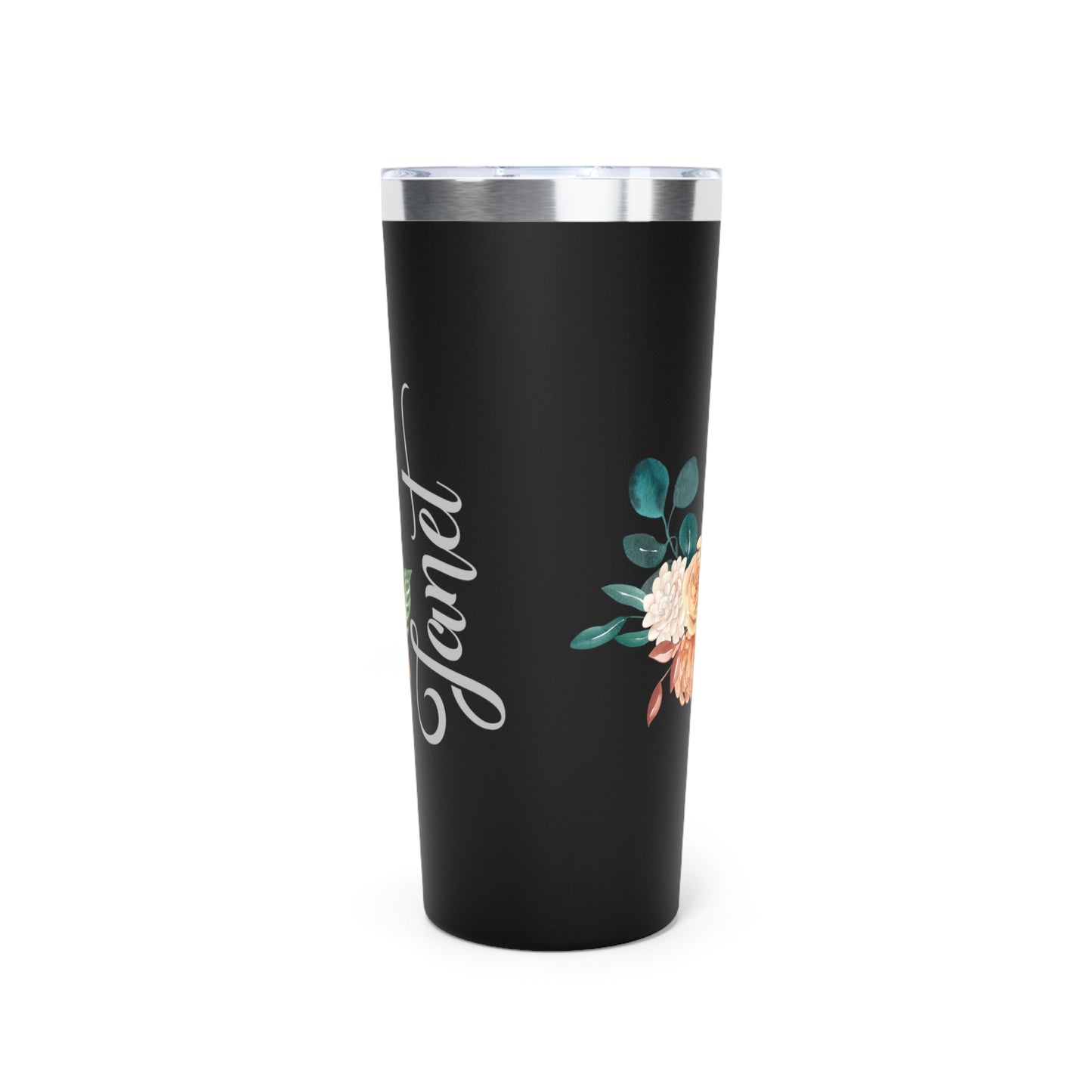 November Personalized Birth Flower 22 oz Tumbler, Personalized Birth Flower Coffee Cup With Name, Gifts for Her, Bridesmaid Proposal, Party Favor