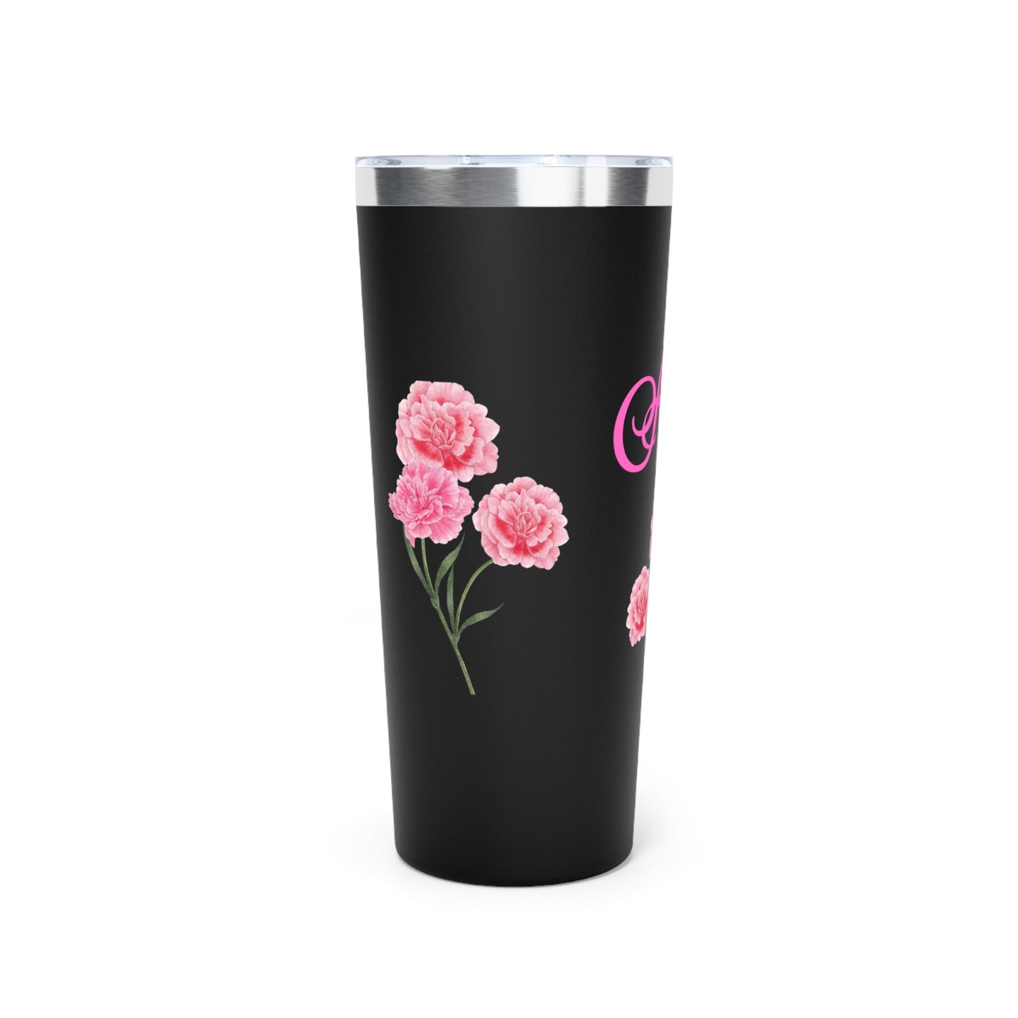 January Personalized Birth Flower 22 oz Tumbler, Personalized Birth Flower Coffee Cup With Name, Gifts for Her, Bridesmaid Proposal, Party Favor