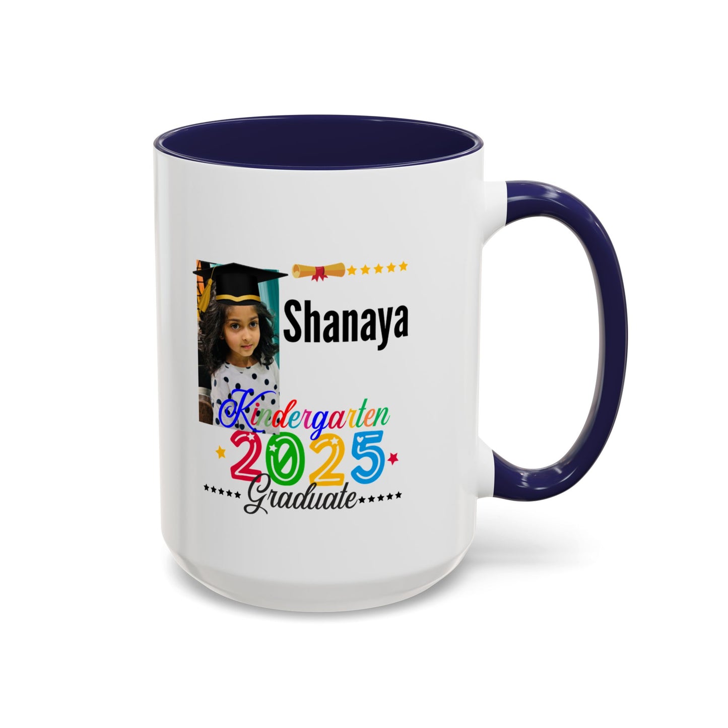 15 oz Personalized Kindergarten Graduate Coffee Mug - Celebrate 2025 with Custom Name!