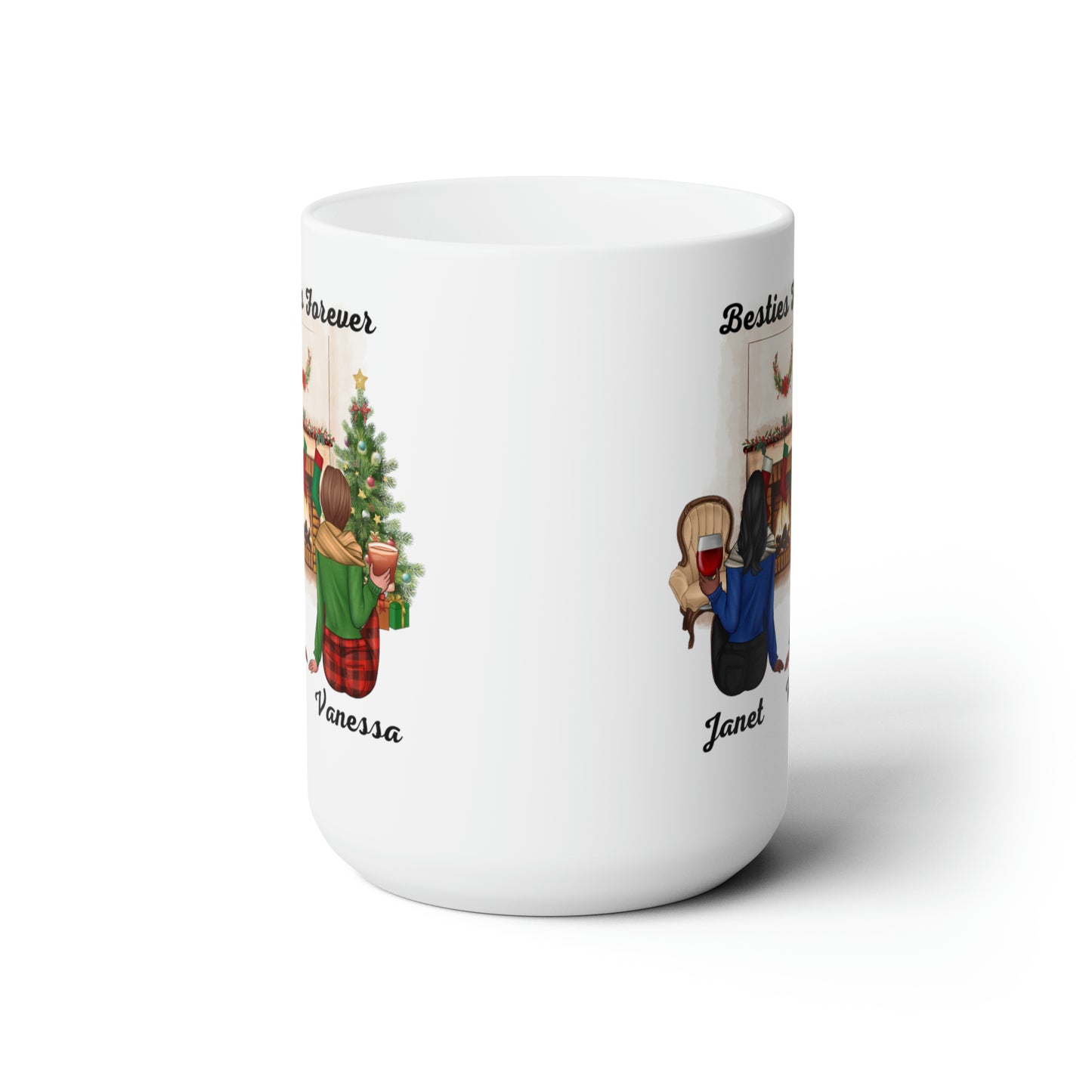 Janet and Vanessa Ceramic Mug 15oz