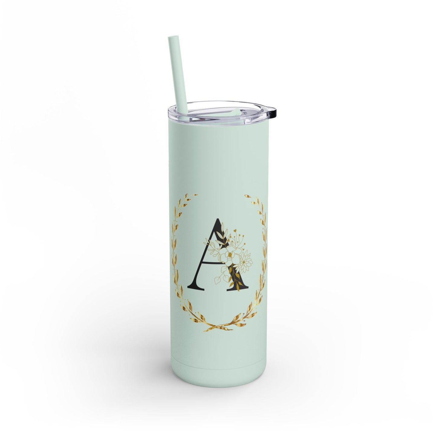 Custom Letter Tumbler, 20 oz Tumbler, graduation gift, Gift for her, Gift for him, custom name, Skinny Matte Tumbler, 20oz
