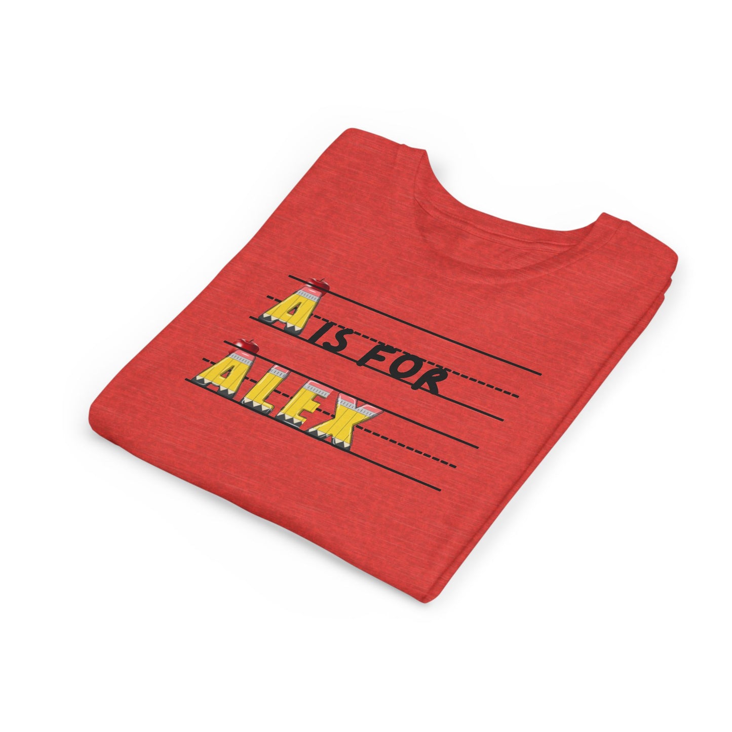 Custom Kids Name School Shirt, Back to School T-shirt, Toddler First Day of School Tee, Alphabet with Name Tee, Kindergarten Shirt with Name