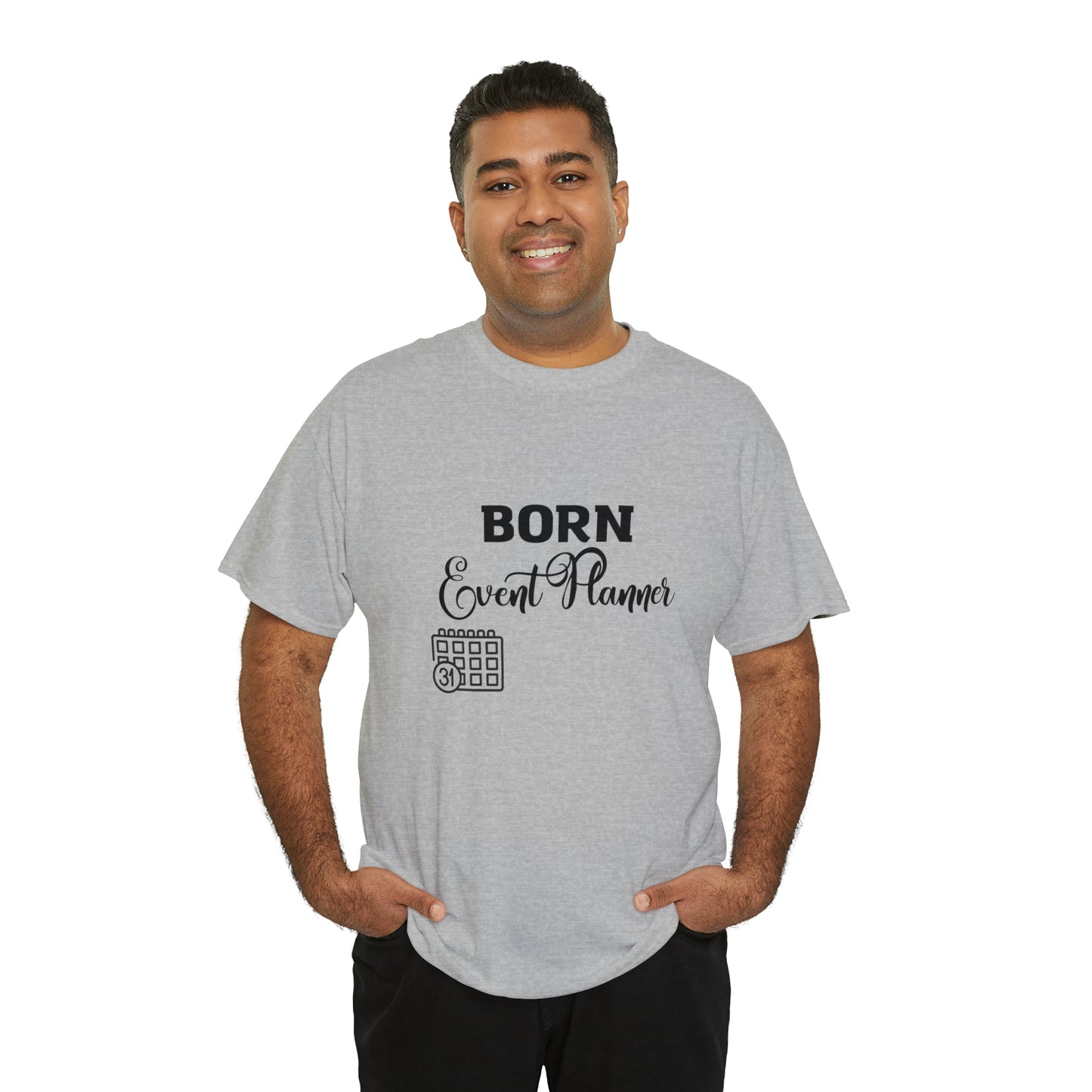 Born Event Planner Unisex Heavy Cotton Tee