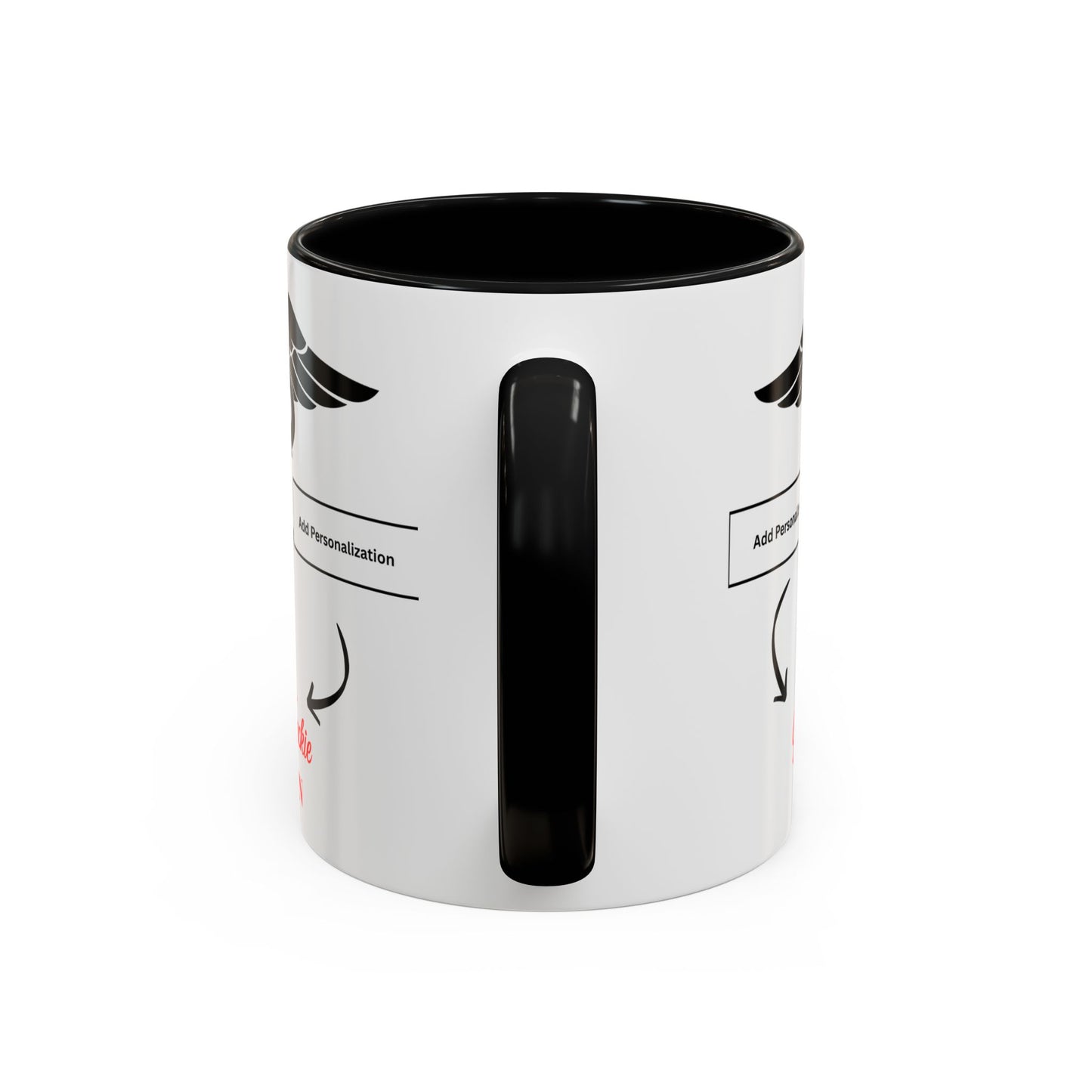Personalized Accent Coffee Mug | Father's Day Gift, Dad Mug, Coffee Lover Gift, Family Appreciation, Unique Drinking Cup