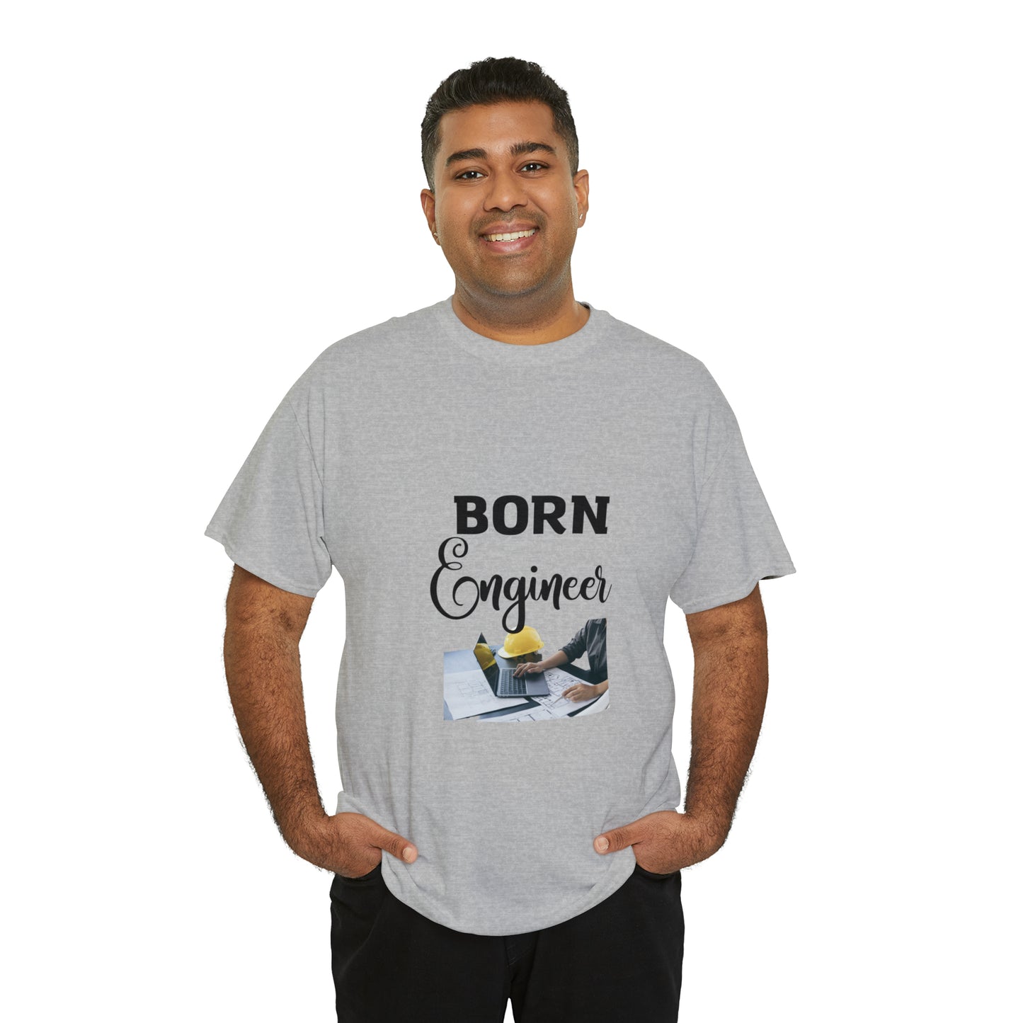 Born Engineer Unisex Heavy Cotton Tee