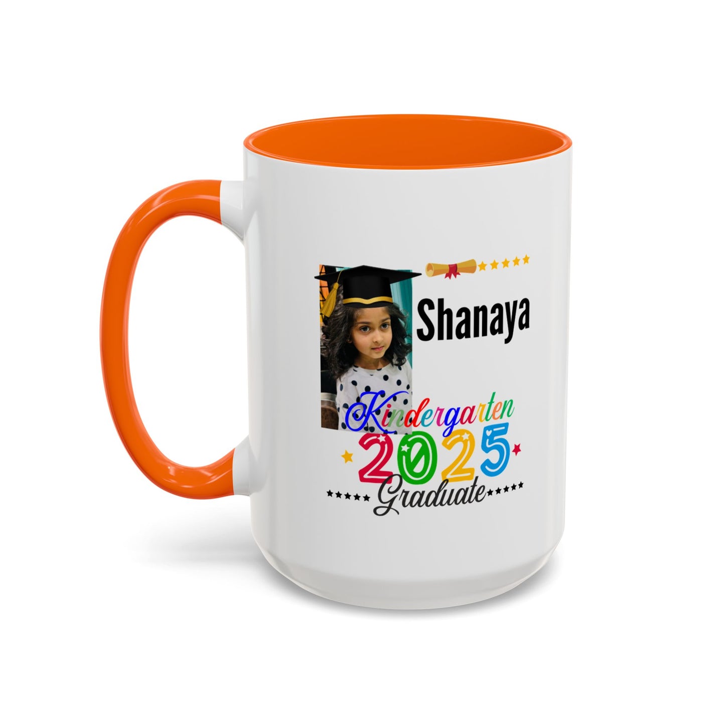 15 oz Personalized Kindergarten Graduate Coffee Mug - Celebrate 2025 with Custom Name!