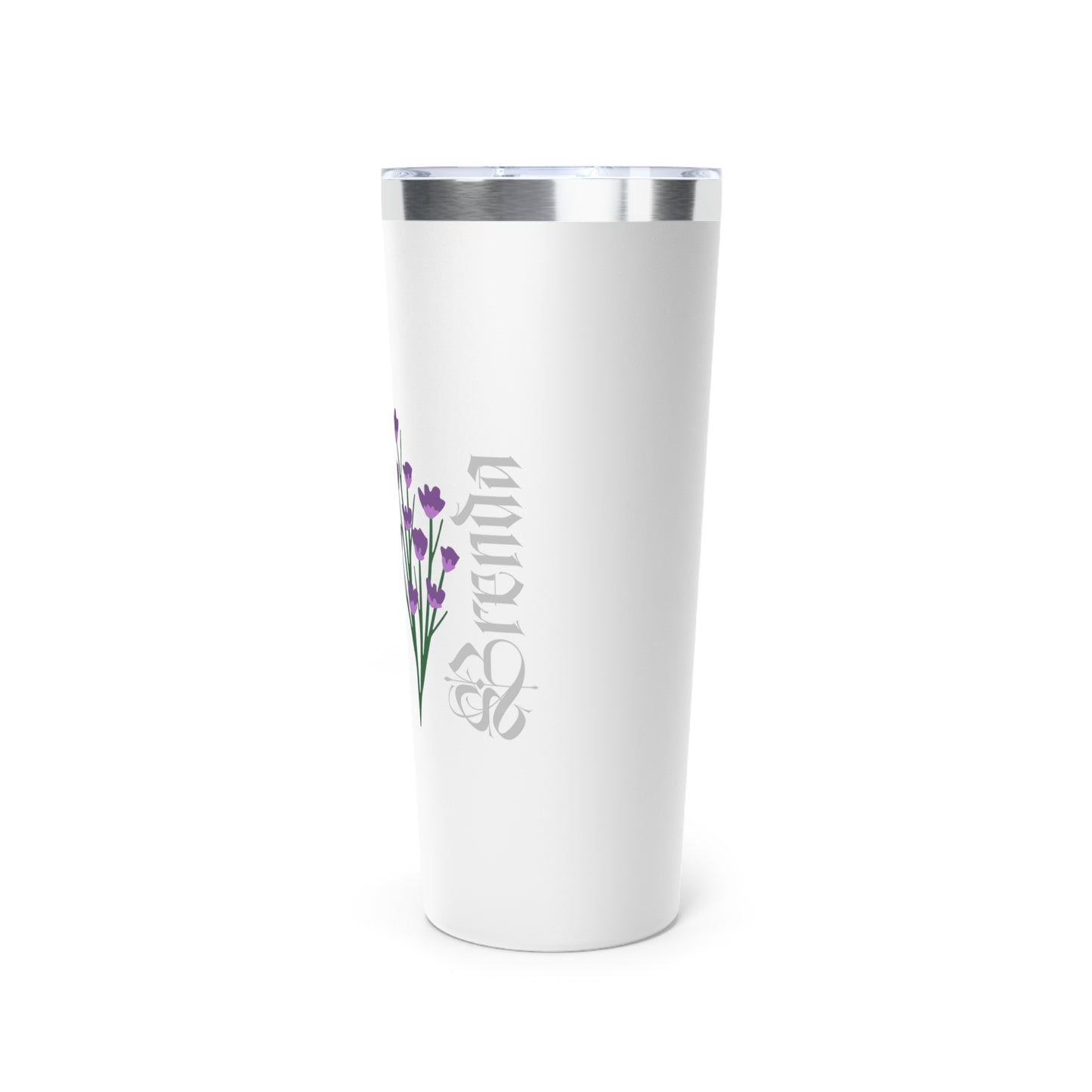 February Personalized Birth Flower 22 oz Tumbler, Personalized Birth Flower Coffee Cup With Name, Gifts for Her, Bridesmaid Proposal, Party Favor