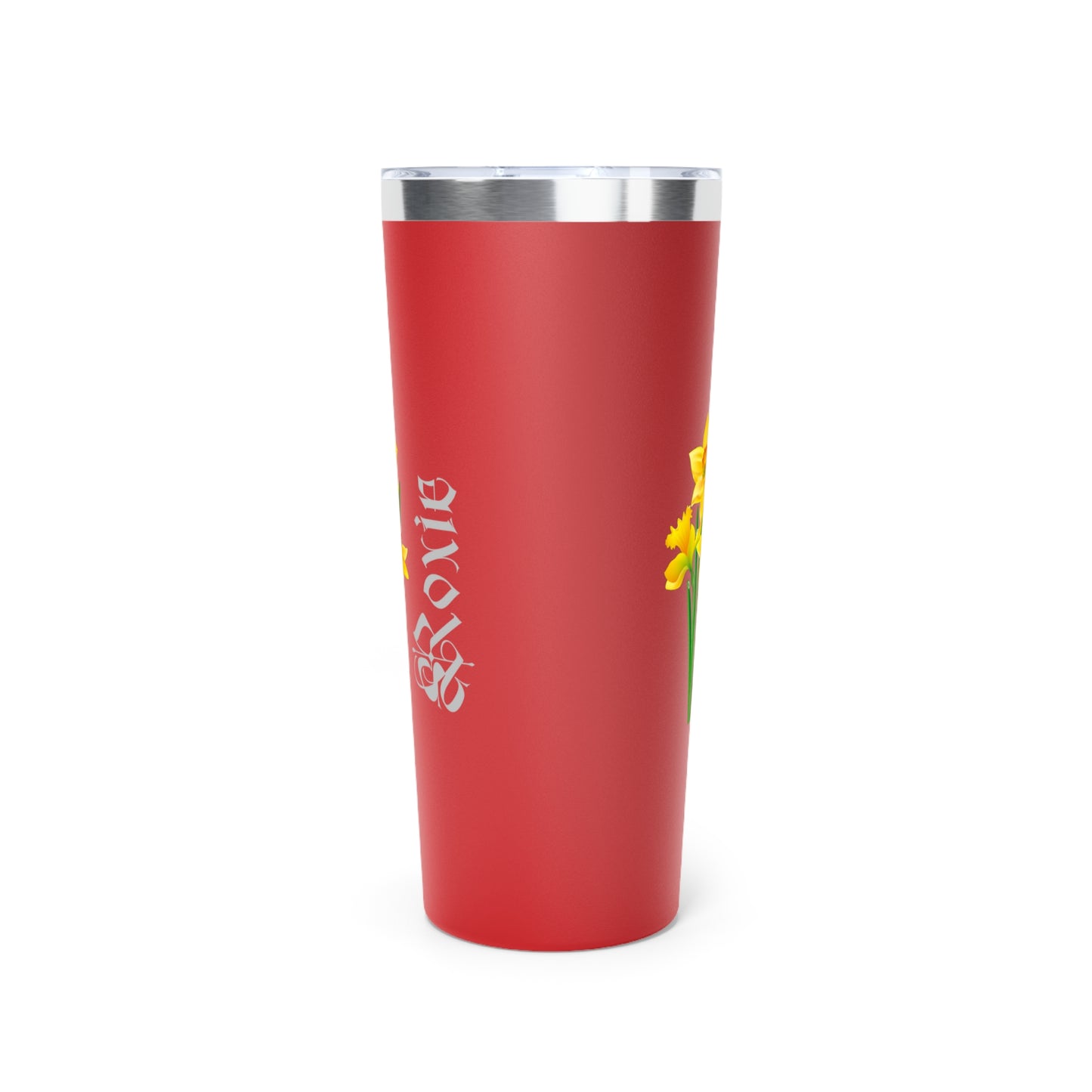 March Personalized Birth Flower 22 oz Tumbler, Personalized Birth Flower Coffee Cup With Name, Gifts for Her, Bridesmaid Proposal, Party Favor