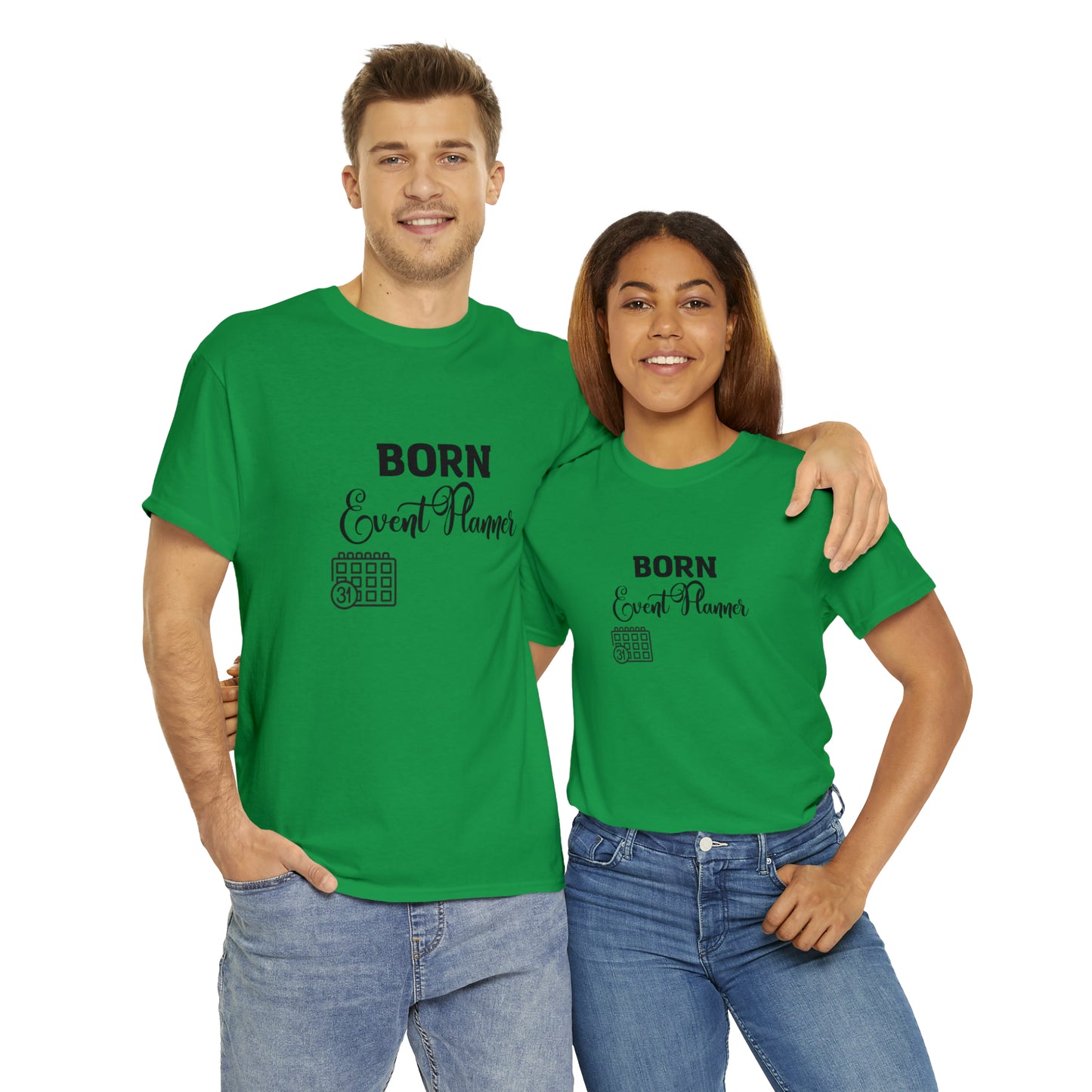 Born Event Planner Unisex Heavy Cotton Tee