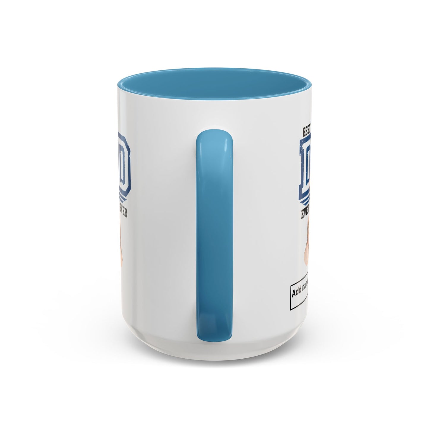 Best Dad Ever 3-kids Accent Coffee Mug | Father's Day Gift, Dad Mug, Coffee Lover Gift, Family Appreciation, Unique Drinking Cup