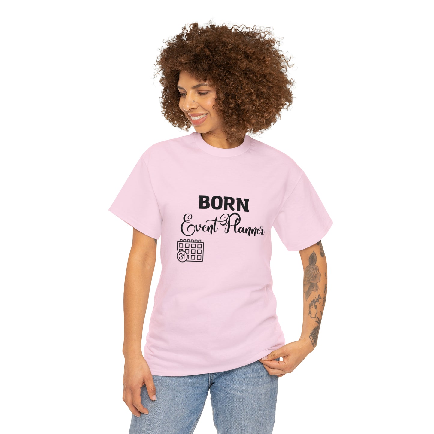 Born Event Planner Unisex Heavy Cotton Tee