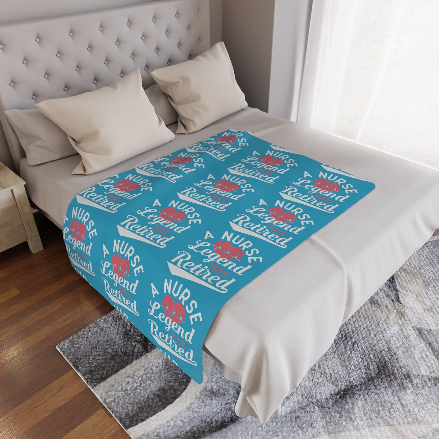 Retired Nurse Blanket, Retired Nurse Gifts, Gifts for Retired Nurse, Nurse Blanket, Nurse Gift, Custom Retirement Gift for Co Worker