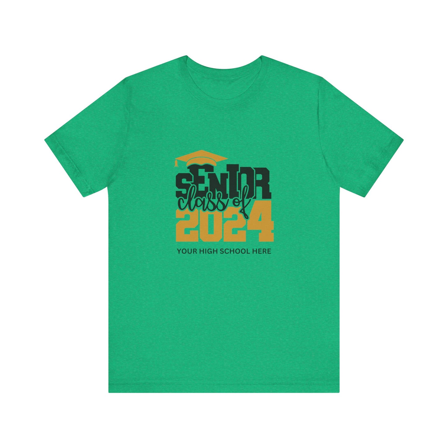 Senior 2024 Shirt, Graduation 2024 Shirt, Senior Gift Graduation, Graduation Back and Front Shirt, School Shirt, Back To School Gift