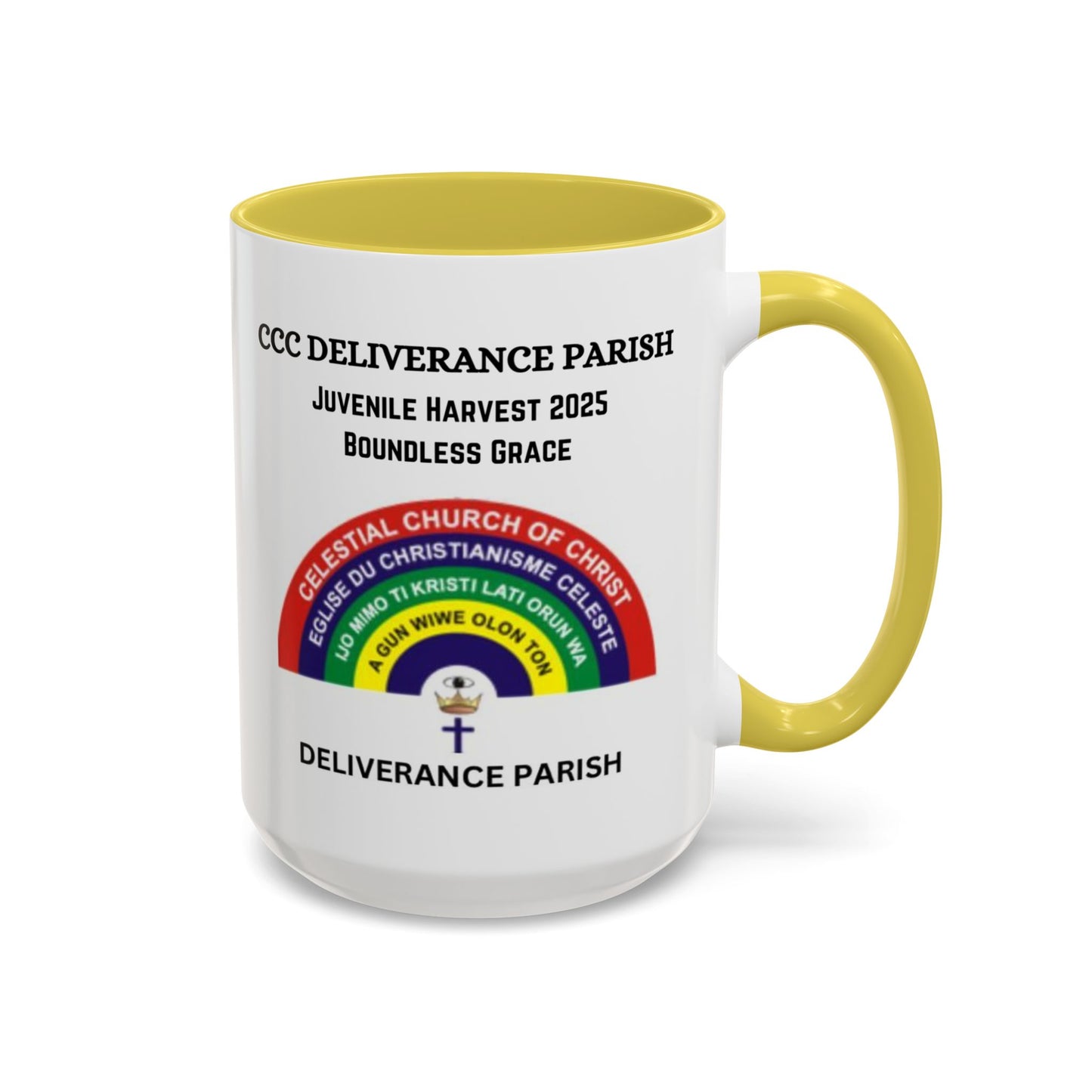 15 oz Inspirational Colorful Mug - CCC Deliverance Parish - Juvenile Harvest 2025