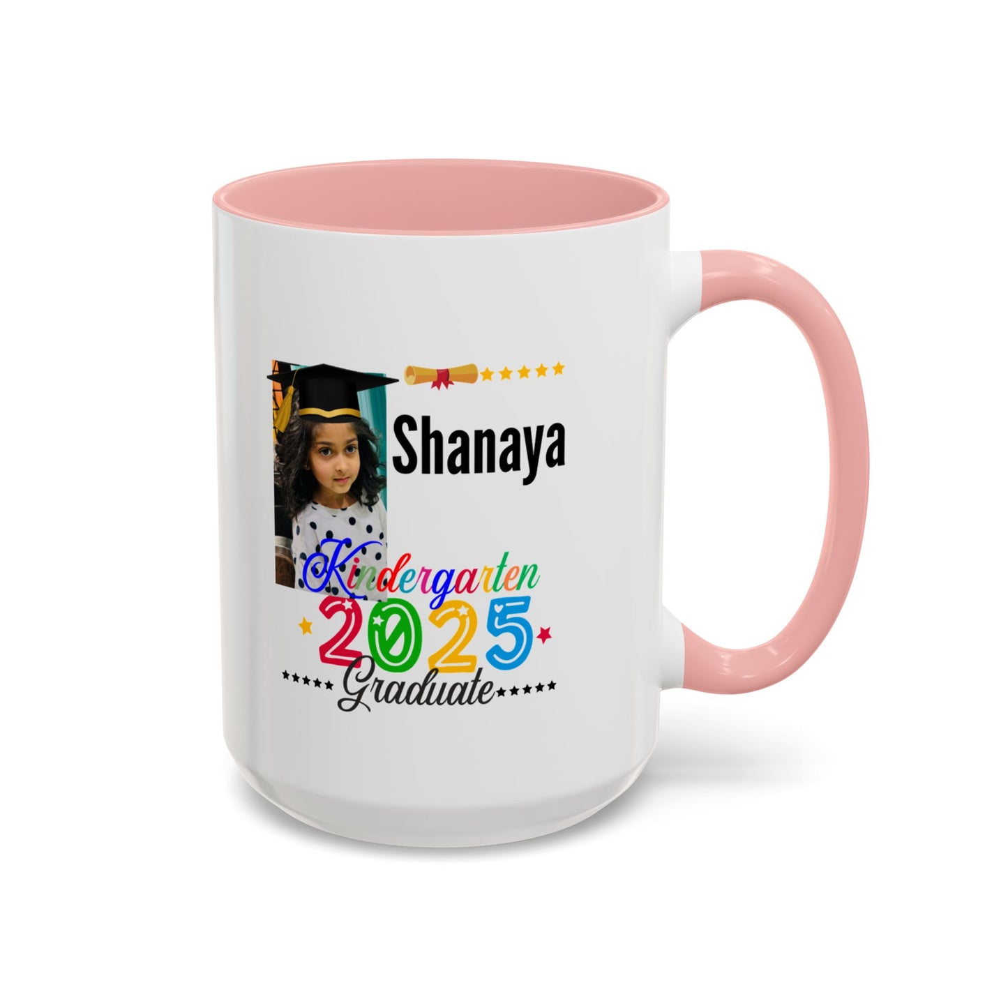 15 oz Personalized Kindergarten Graduate Coffee Mug - Celebrate 2025 with Custom Name!