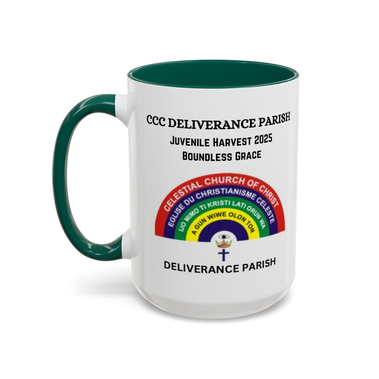 15 oz Inspirational Colorful Mug - CCC Deliverance Parish - Juvenile Harvest 2025
