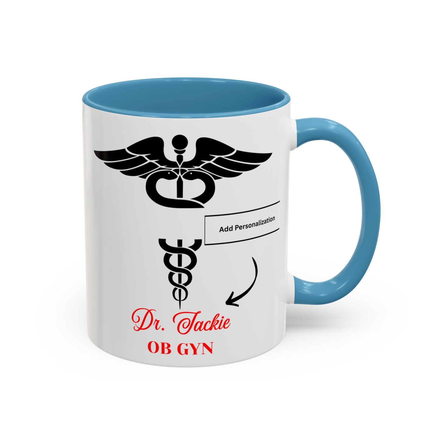 Personalized Accent Coffee Mug | Father's Day Gift, Dad Mug, Coffee Lover Gift, Family Appreciation, Unique Drinking Cup