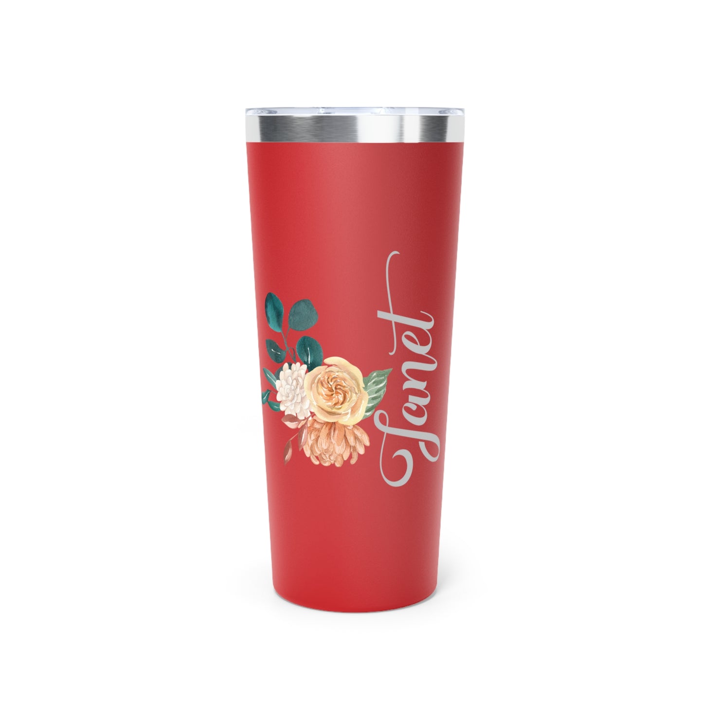November Personalized Birth Flower 22 oz Tumbler, Personalized Birth Flower Coffee Cup With Name, Gifts for Her, Bridesmaid Proposal, Party Favor