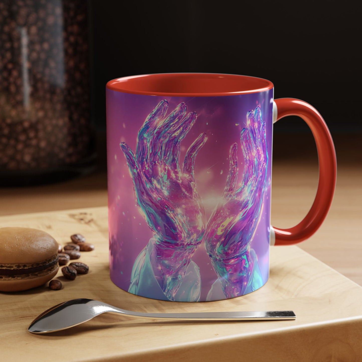 Surgeon Hands Accent Coffee Mug | Father's Day Gift, Dad Mug, Coffee Lover Gift, Family Appreciation, Unique Drinking Cup