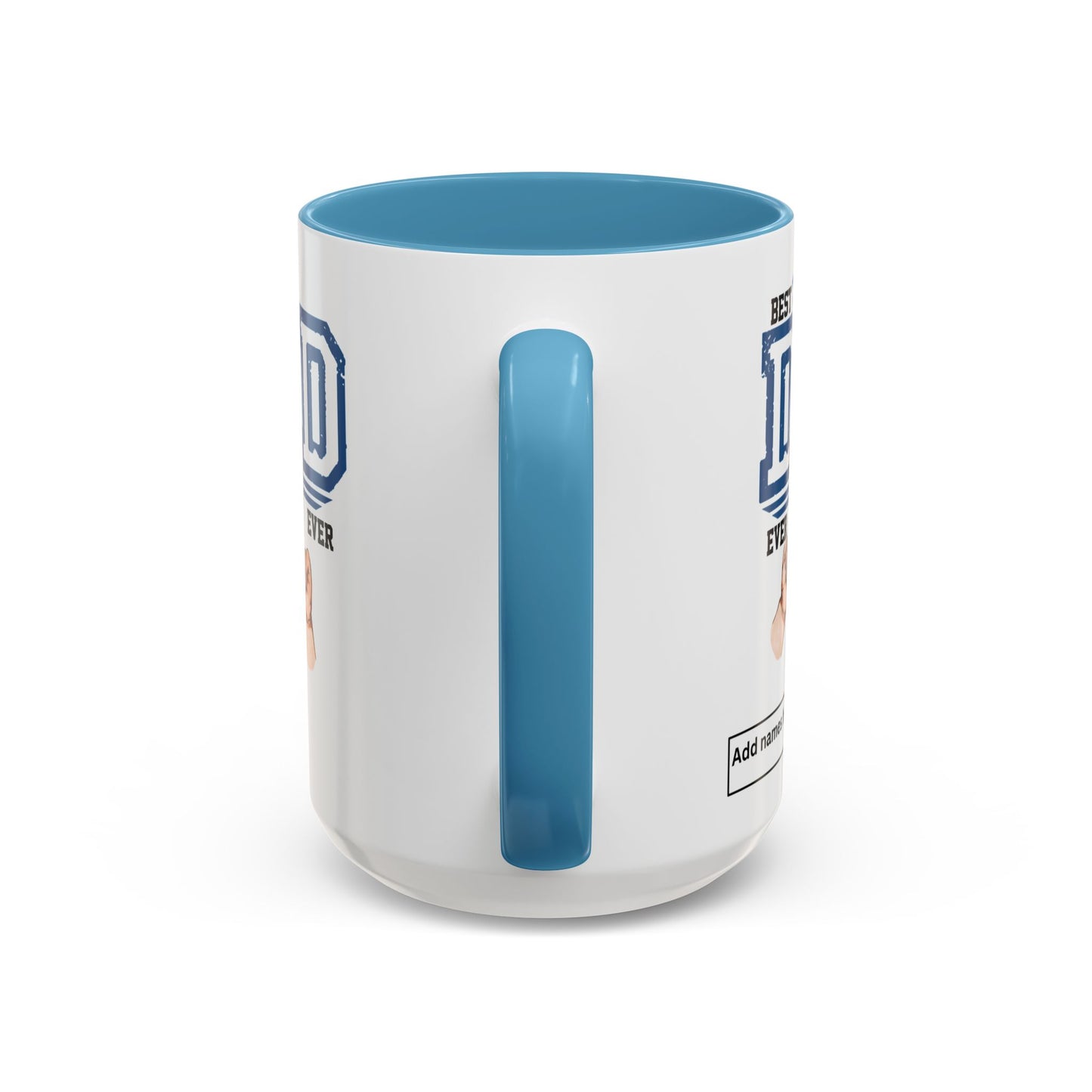 Best Dad Ever 4-kids Accent Coffee Mug | Father's Day Gift, Dad Mug, Coffee Lover Gift, Family Appreciation, Unique Drinking Cup