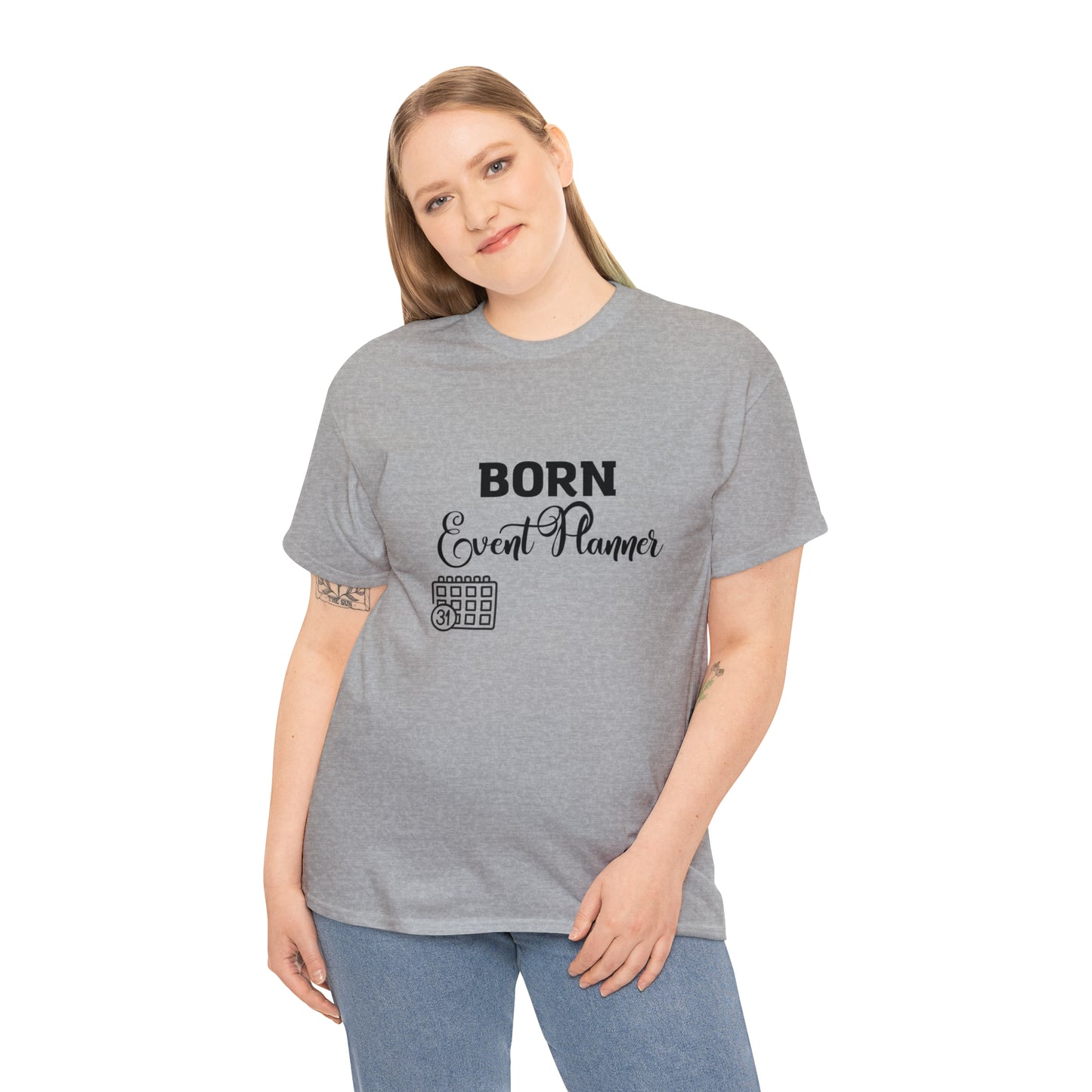 Born Event Planner Unisex Heavy Cotton Tee
