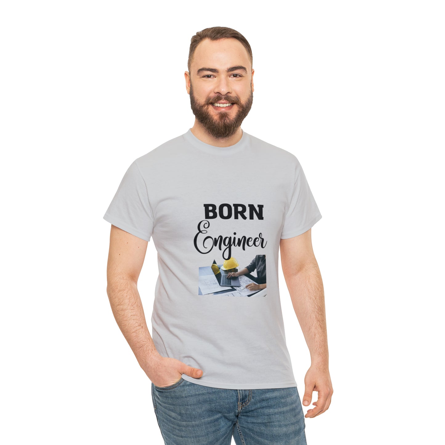 Born Engineer Unisex Heavy Cotton Tee