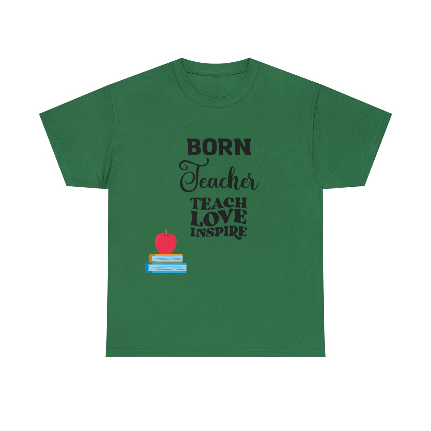 Born Teacher Unisex Heavy Cotton Tee