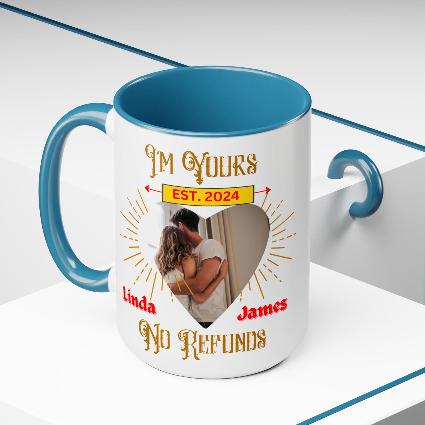 Custom I'm Your No Refund Coffee Mug, Valentines Gifts, His and Hers Gifts, Wife Gifts, Gifts For Women, Anniversary Gifts, Couple Mugs