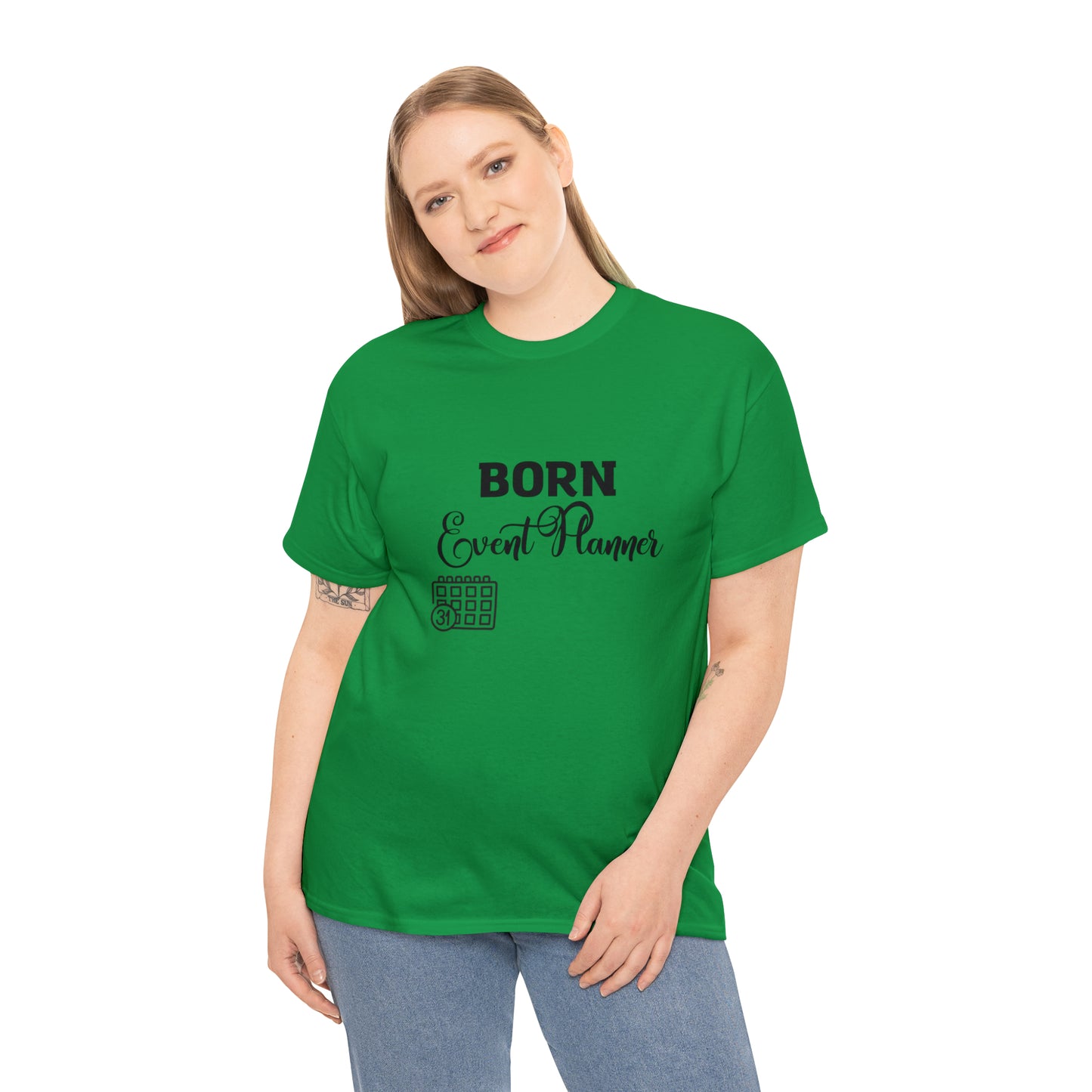 Born Event Planner Unisex Heavy Cotton Tee