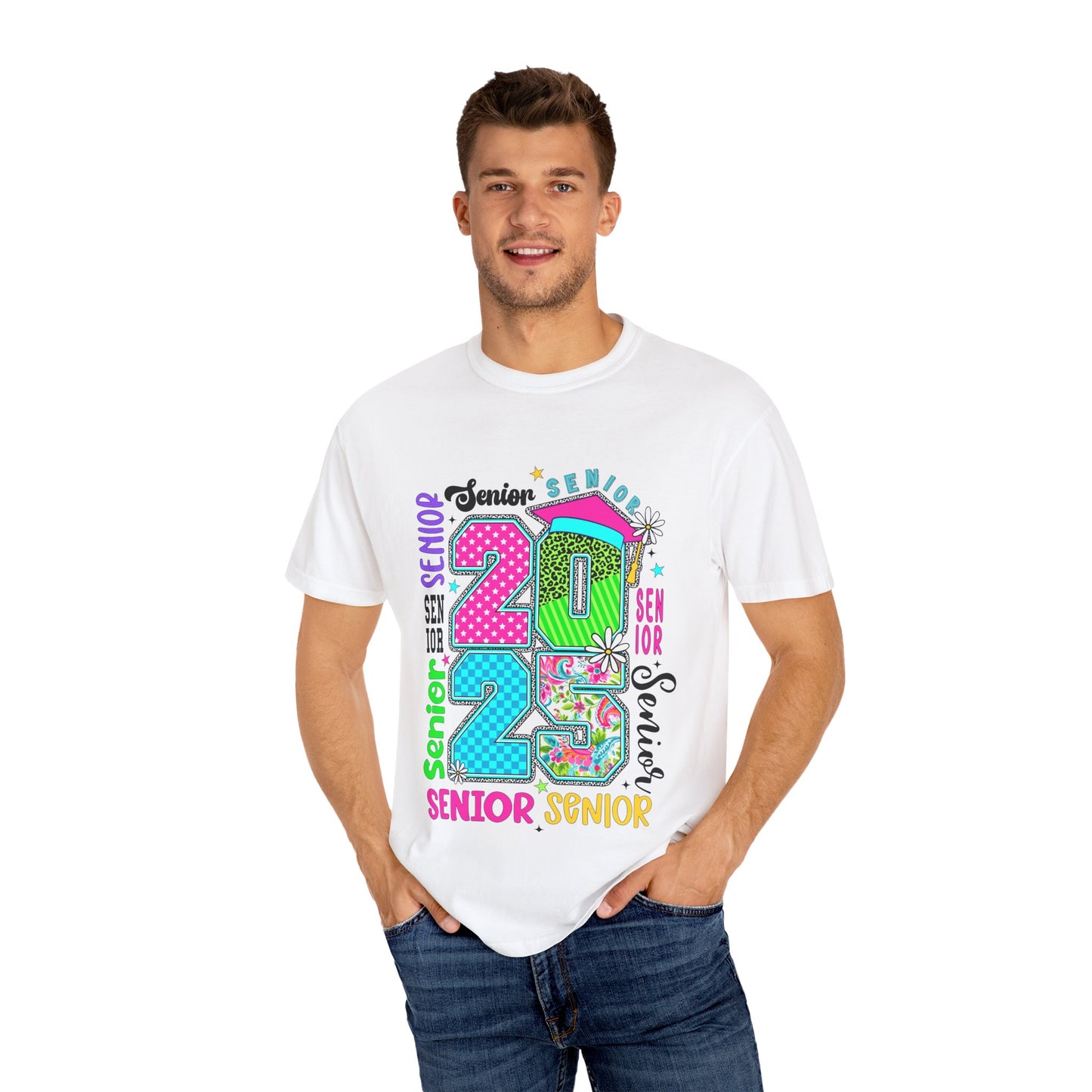 2025 Senior Celebration Unisex T-Shirt - Colorful Grad Design, 2025 Graduation shirt, Graduation T-shirt, Graduation gift