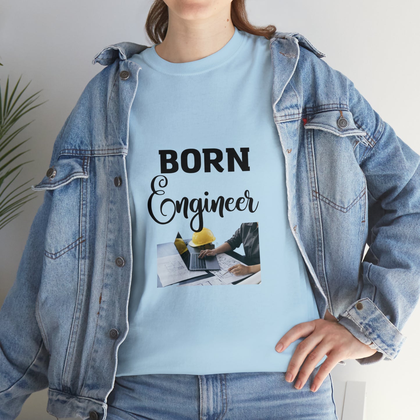 Born Engineer Unisex Heavy Cotton Tee