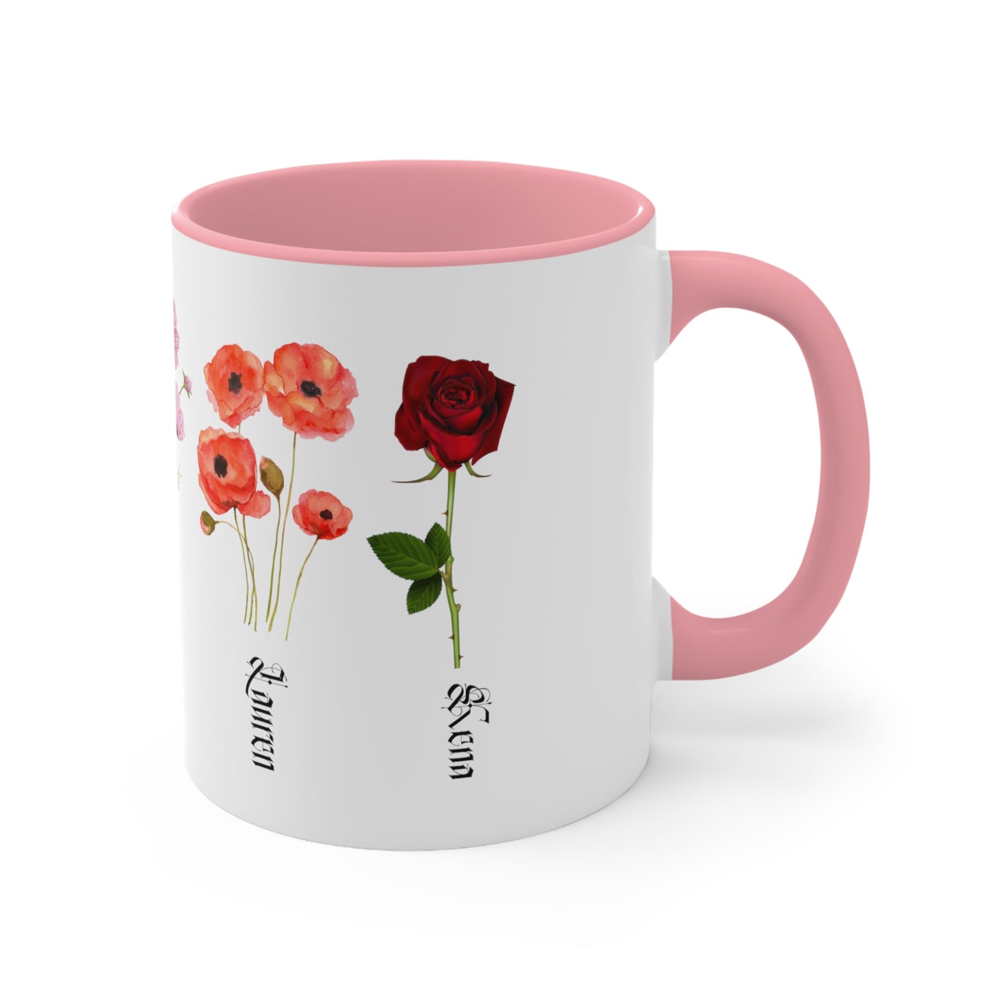 Custom Birth Month Flower mug, Mother's Day Gift, Plant Mom Mug, Custom Mom Mug, Mothers Day Mug, Plant mom mug Two-Tone Coffee Mugs