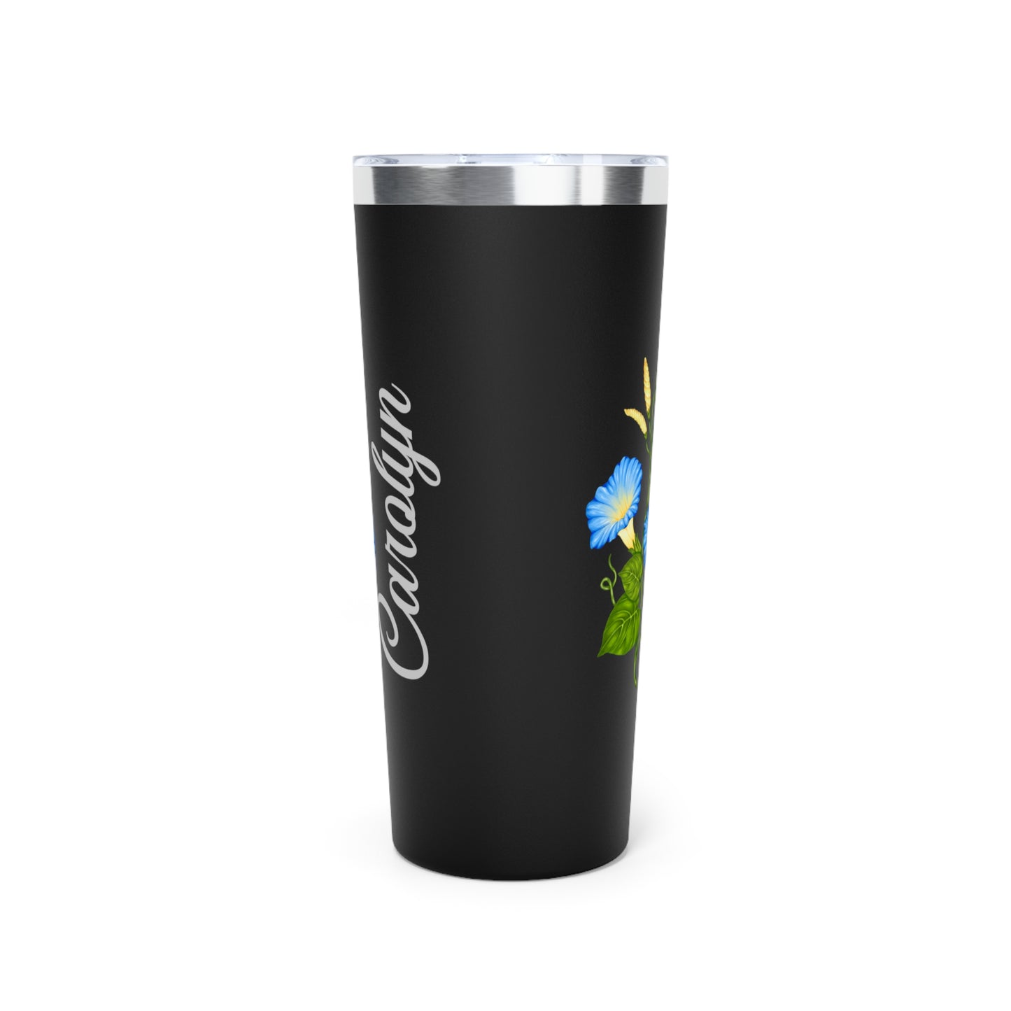 September Personalized Birth Flower 22 oz Tumbler, Personalized Birth Flower Coffee Cup With Name, Gifts for Her, Bridesmaid Proposal, Party Favor