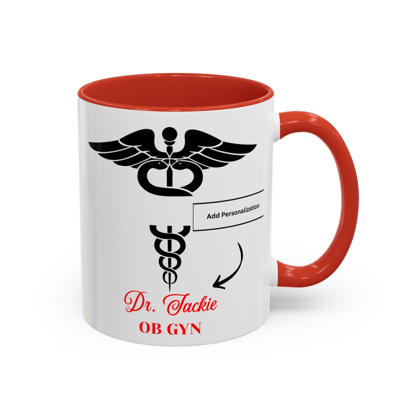 Personalized Accent Coffee Mug | Father's Day Gift, Dad Mug, Coffee Lover Gift, Family Appreciation, Unique Drinking Cup