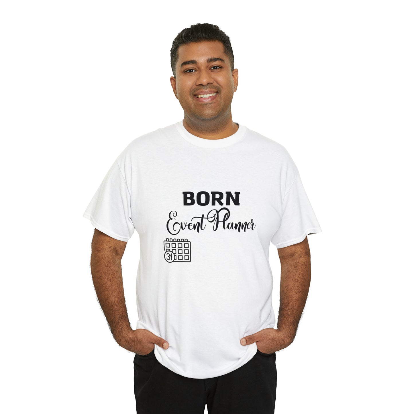 Born Event Planner Unisex Heavy Cotton Tee