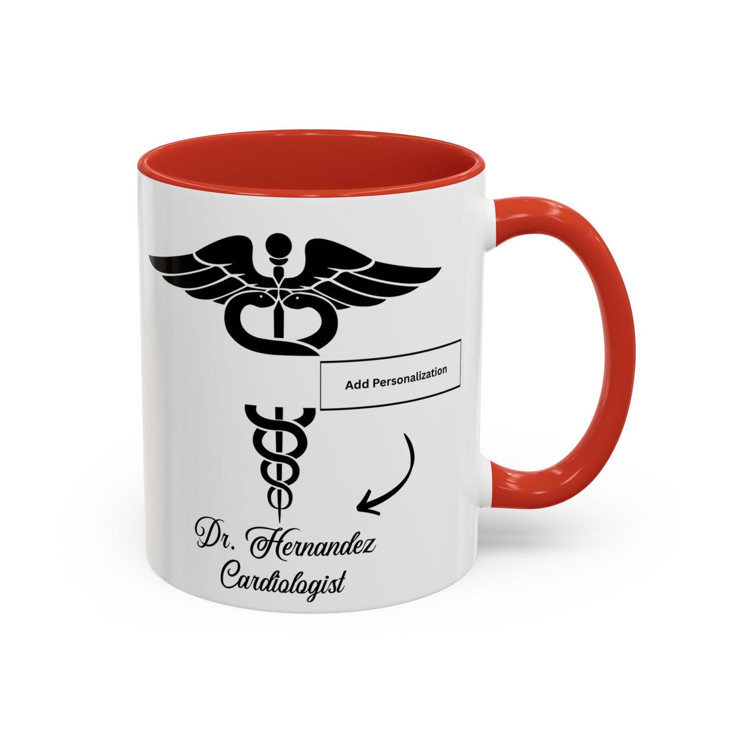 Medical MD Accent Coffee Mug | Father's Day Gift, Dad Mug, Coffee Lover Gift, Family Appreciation, Unique Drinking Cup