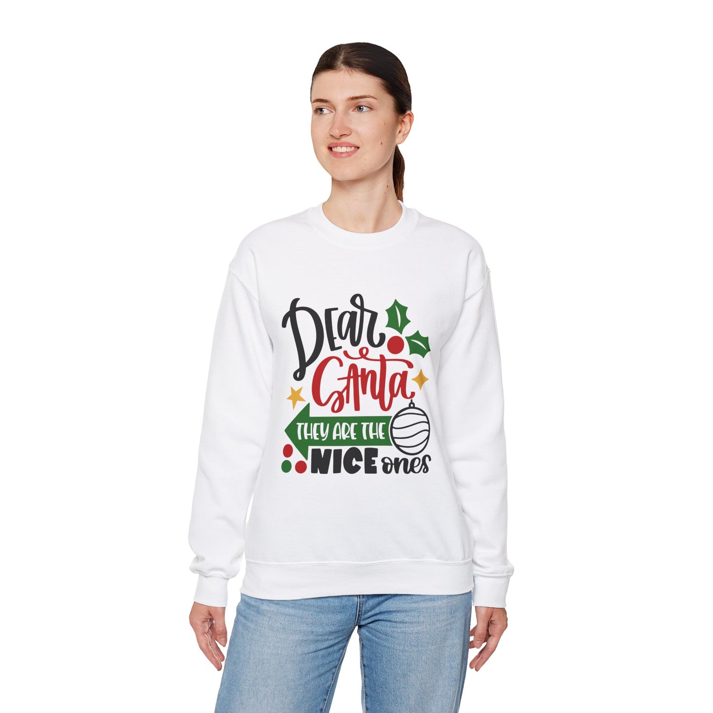 Dear Santa They Are the Nice Ones Unisex Sweatshirt, Funny T-shirt, Unisex Tee, Christmas Shirt, Christmas Slogan Shirts, Christmas Sweater