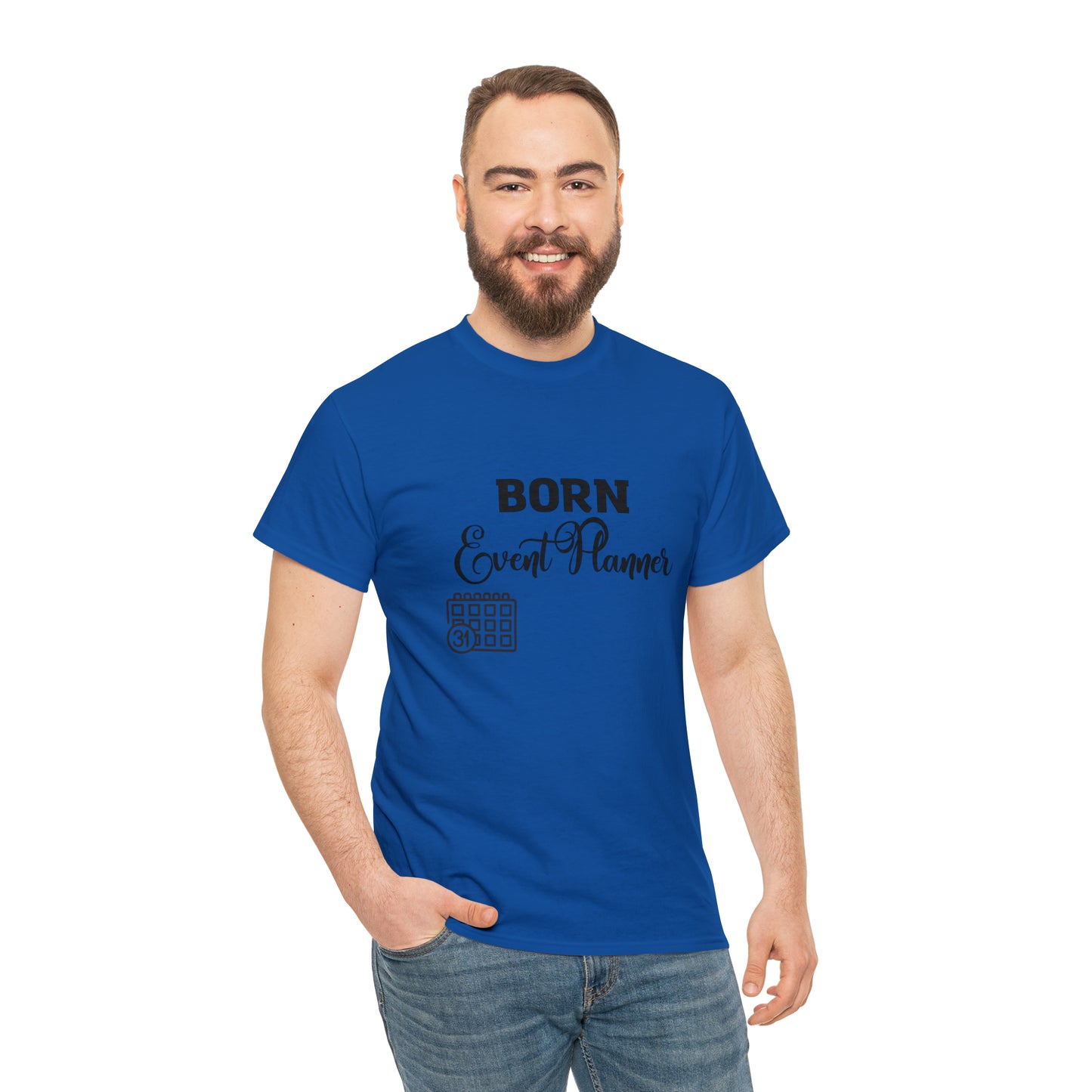 Born Event Planner Unisex Heavy Cotton Tee