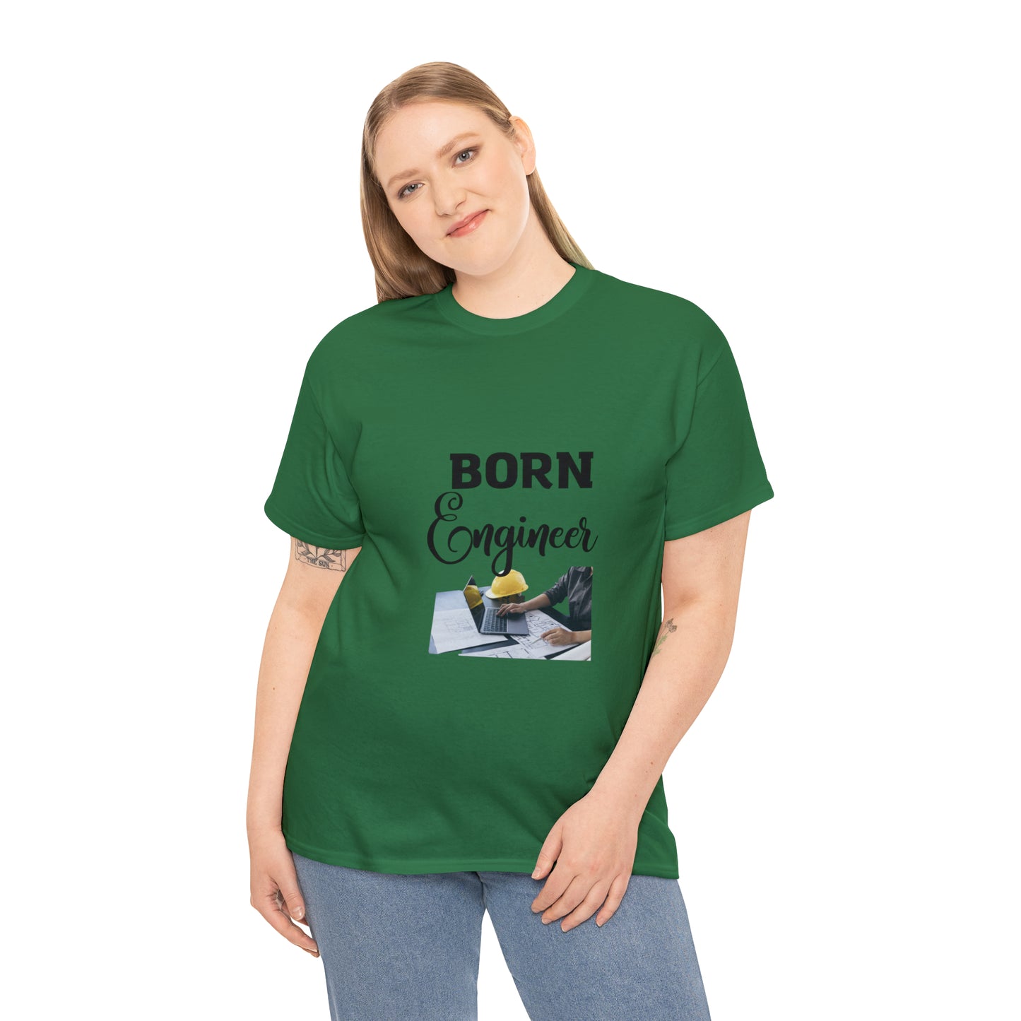 Born Engineer Unisex Heavy Cotton Tee