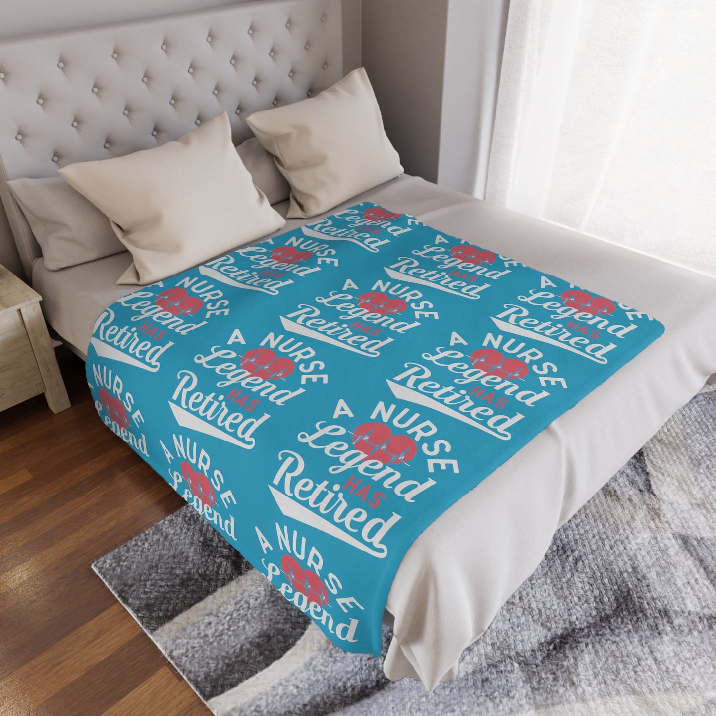 Retired Nurse Blanket, Retired Nurse Gifts, Gifts for Retired Nurse, Nurse Blanket, Nurse Gift, Custom Retirement Gift for Co Worker