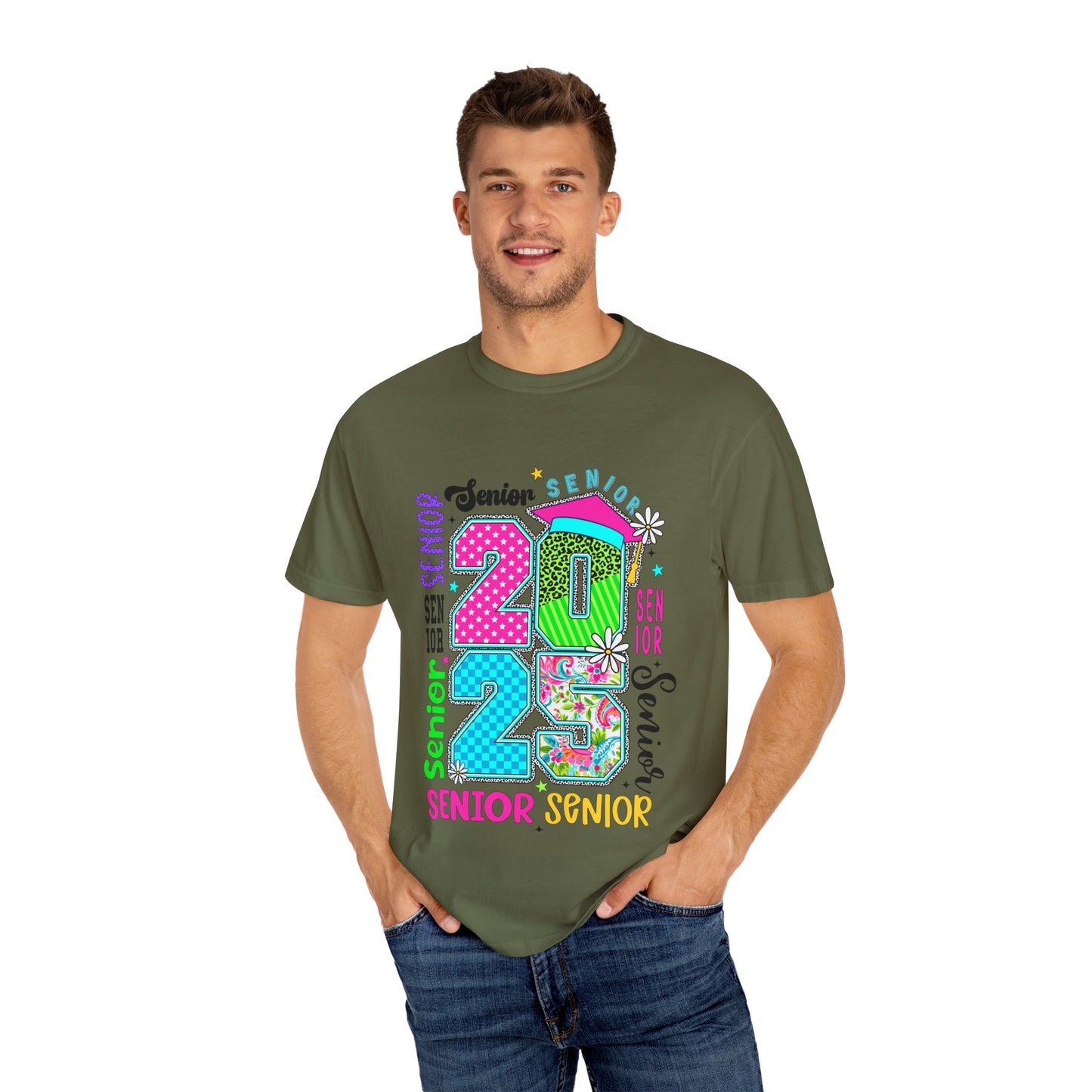 2025 Senior Celebration Unisex T-Shirt - Colorful Grad Design, 2025 Graduation shirt, Graduation T-shirt, Graduation gift