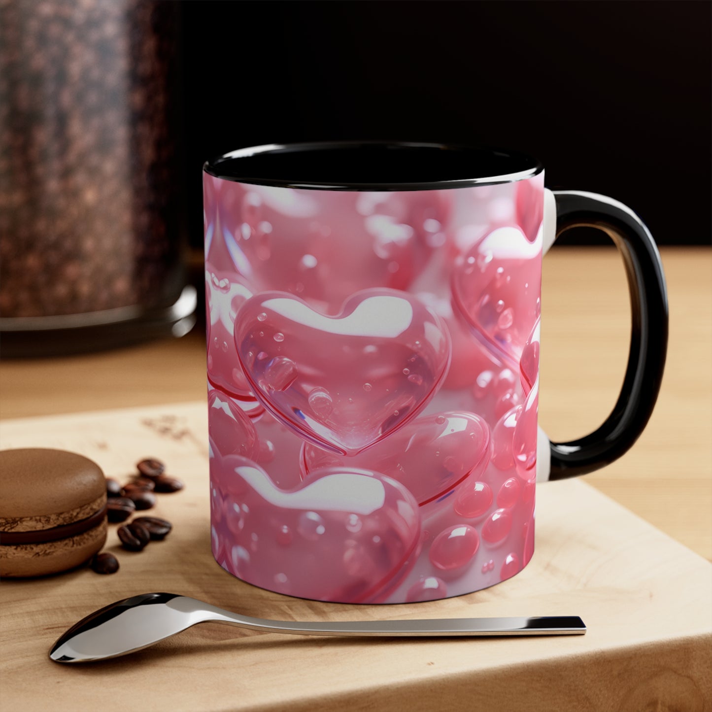 3D Valentine heart mug, Funny Valentine Heart Candy, heart candy mug, conversation heart mug, Heart-Shaped Mug, Coffee Mug, 11oz