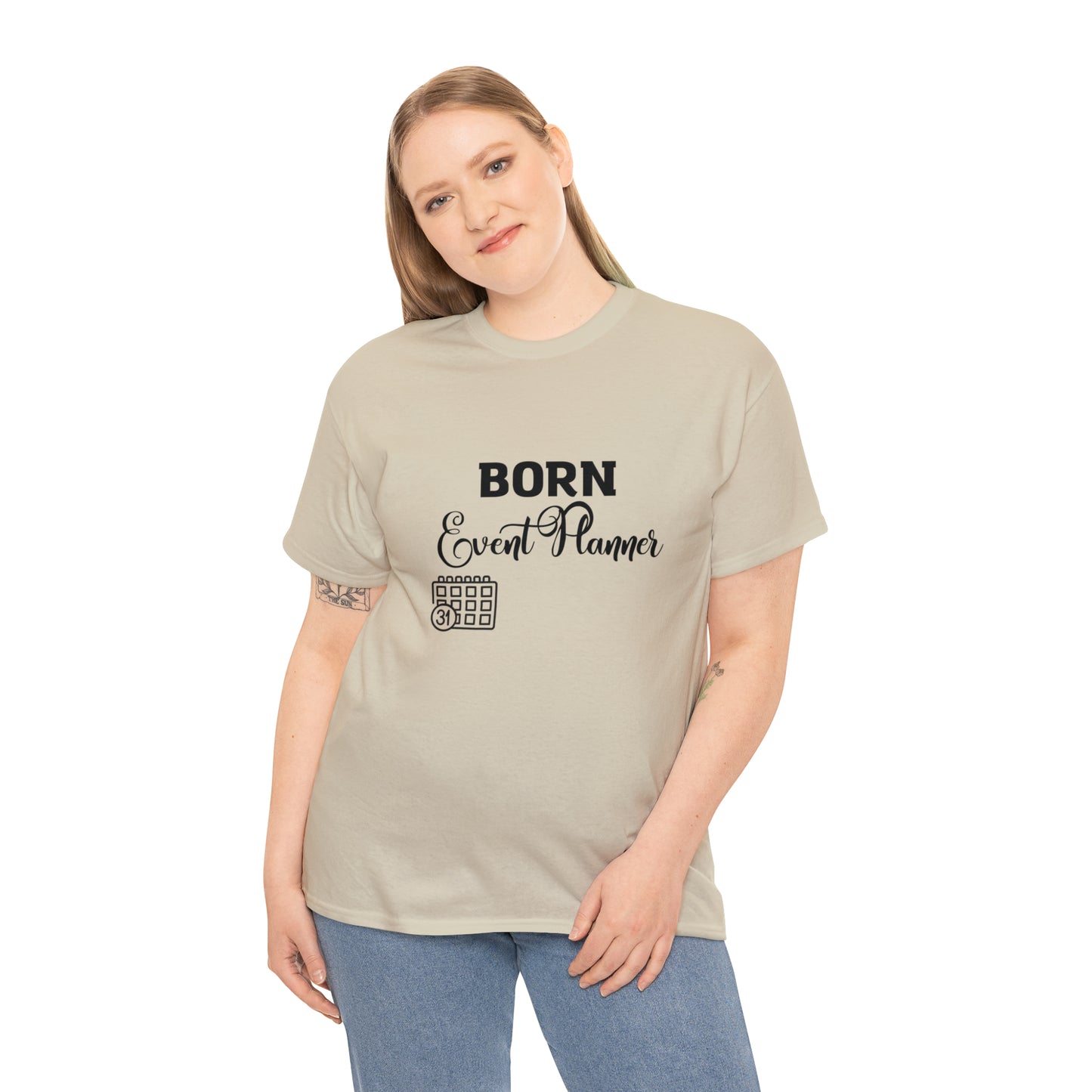 Born Event Planner Unisex Heavy Cotton Tee