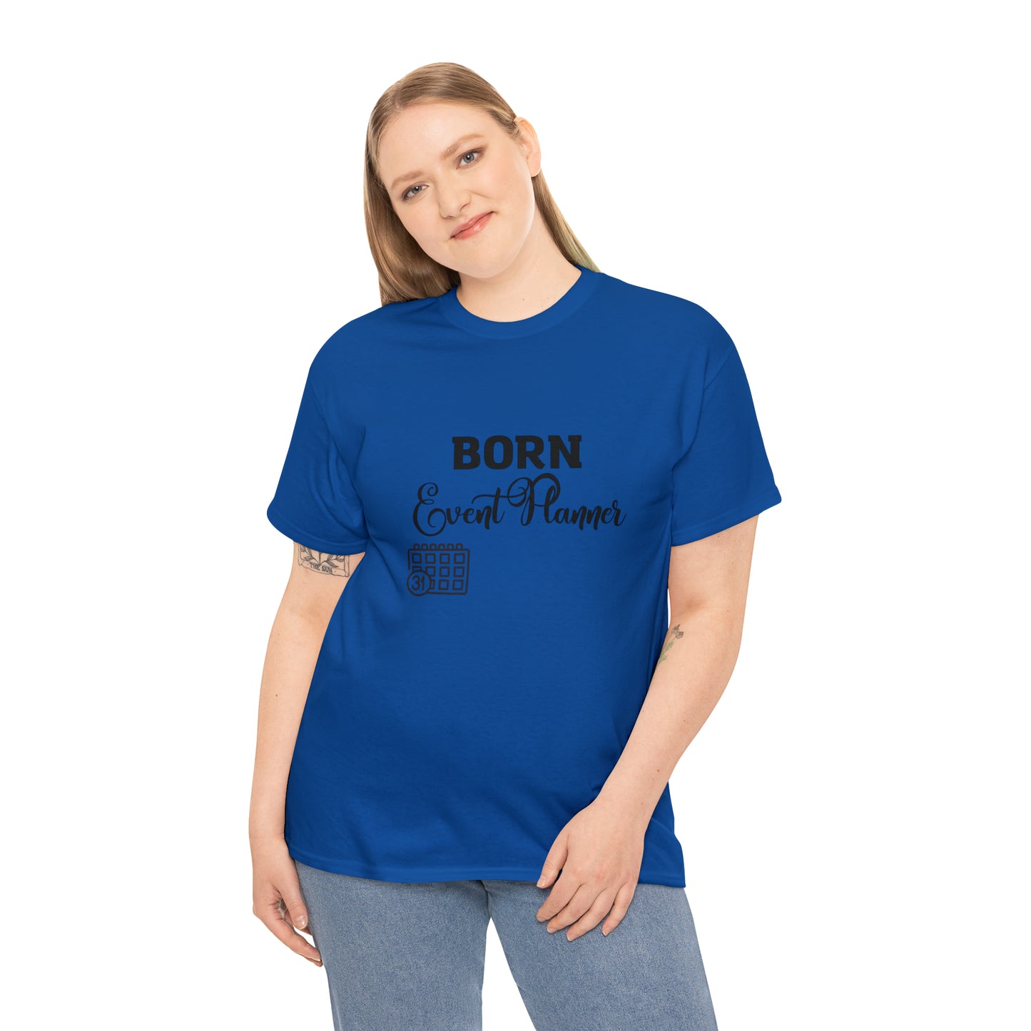Born Event Planner Unisex Heavy Cotton Tee