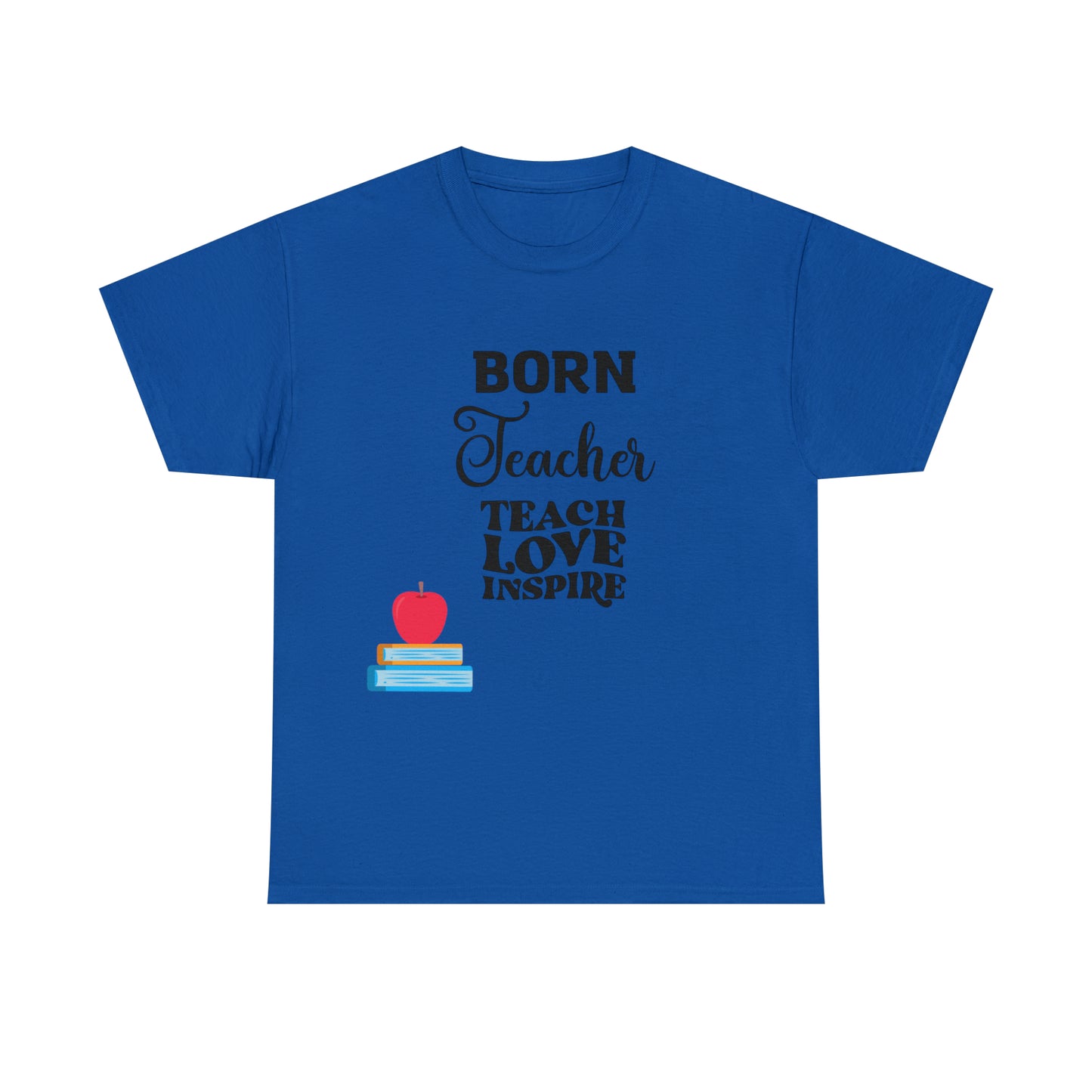 Born Teacher Unisex Heavy Cotton Tee