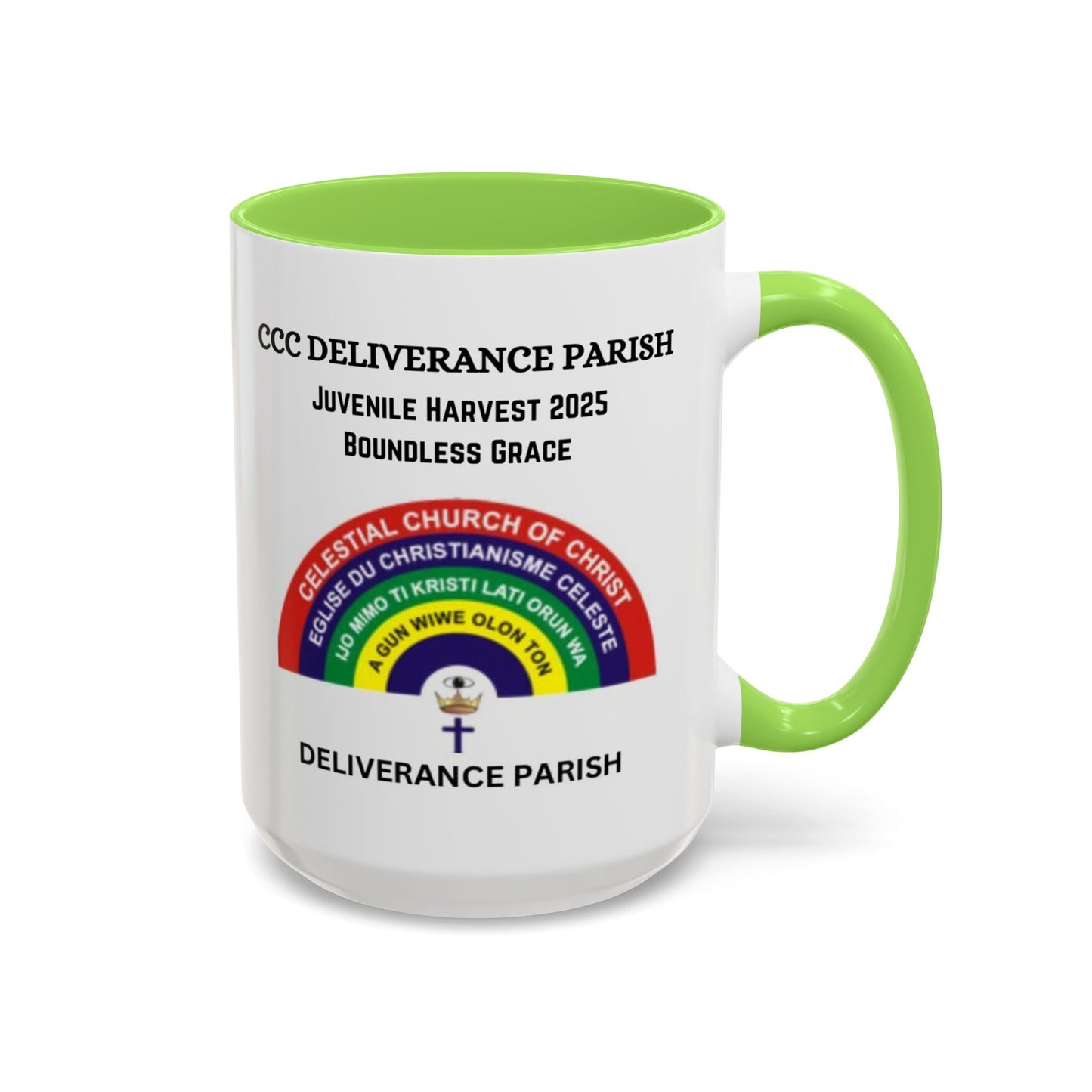 15 oz Inspirational Colorful Mug - CCC Deliverance Parish - Juvenile Harvest 2025