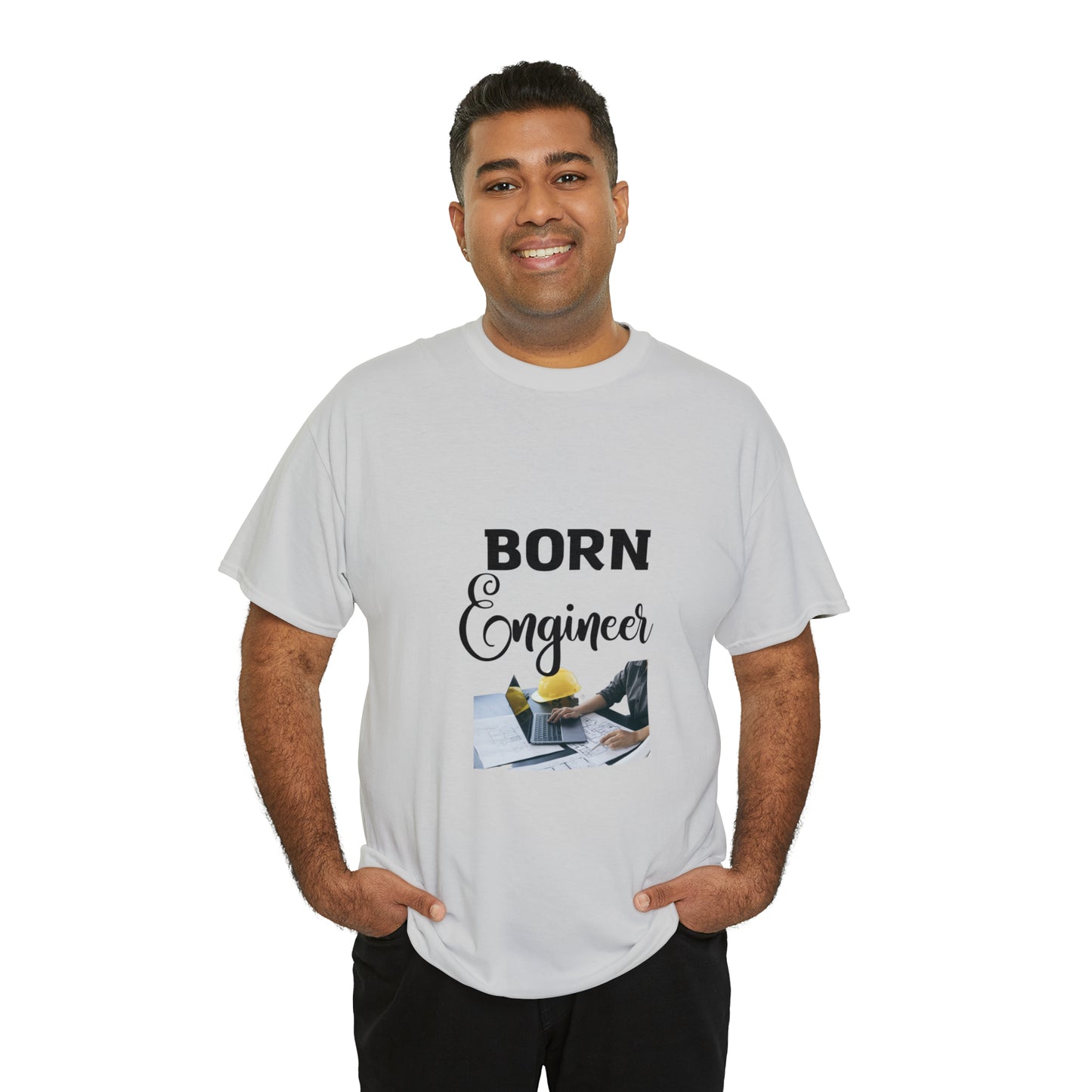 Born Engineer Unisex Heavy Cotton Tee
