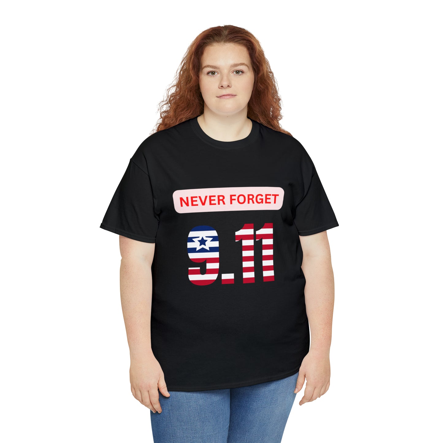 Unisex Heavy Cotton Tee - Never Forget 9/11